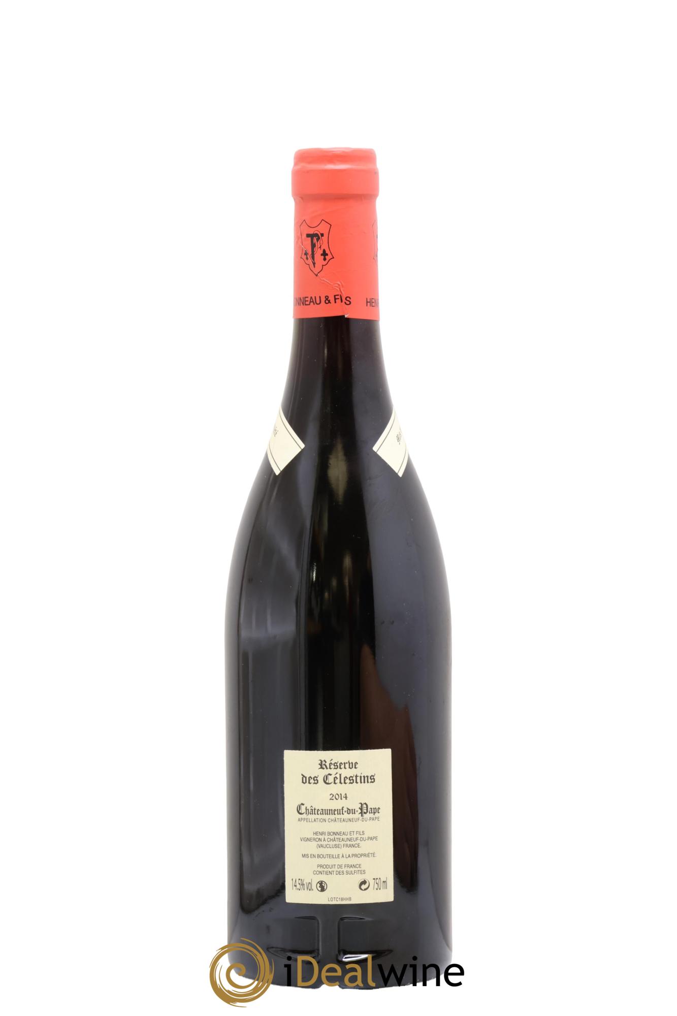 Châteauneuf-du-Pape Réserve des Célestins Henri Bonneau & Fils 2014 - Lot de 1 bouteille - 1