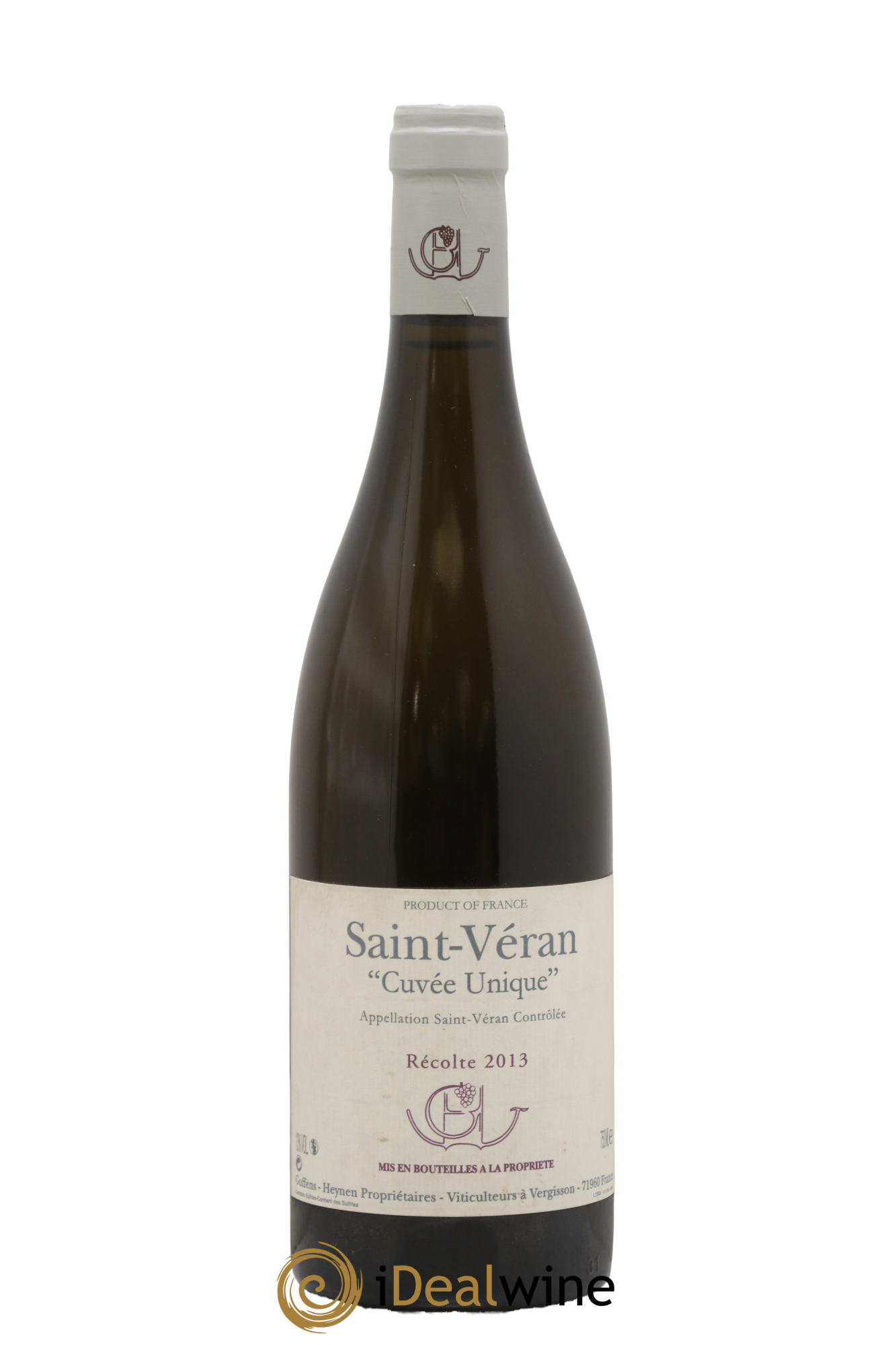 Saint-Véran Cuvée Unique Guffens-Heynen 2013 - Lot de 1 bouteille - 0