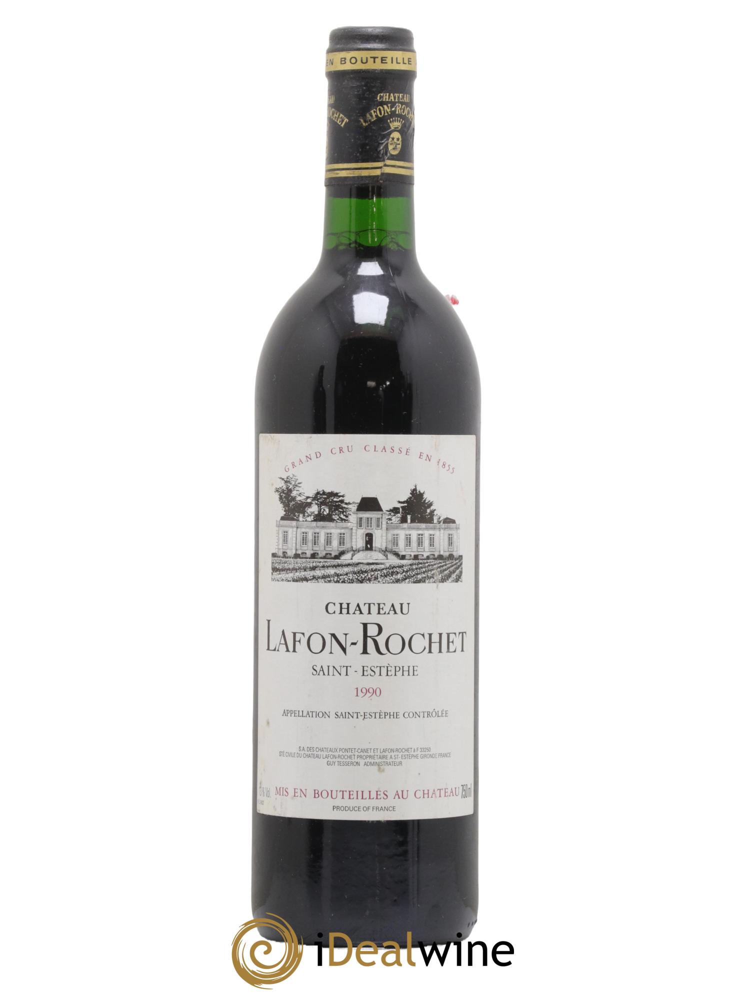 Château Lafon Rochet 4ème Grand Cru Classé 1990 - Lot de 1 bouteille - 0