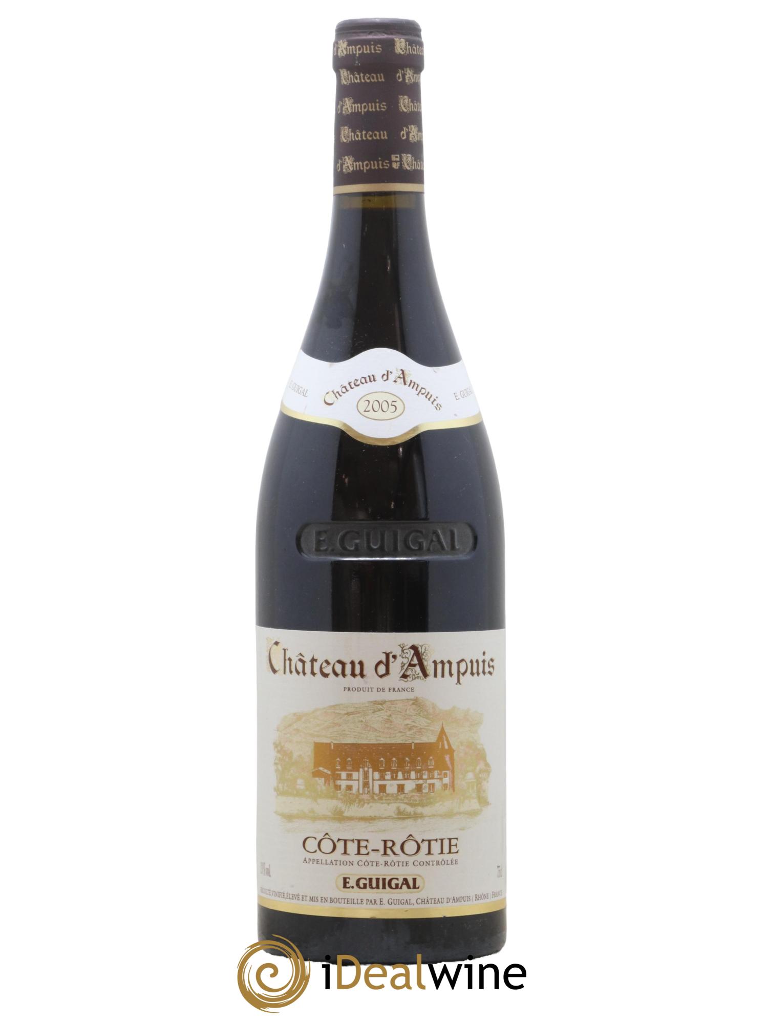 Côte-Rôtie Château d'Ampuis Guigal 2005 - Lot de 1 bouteille - 0