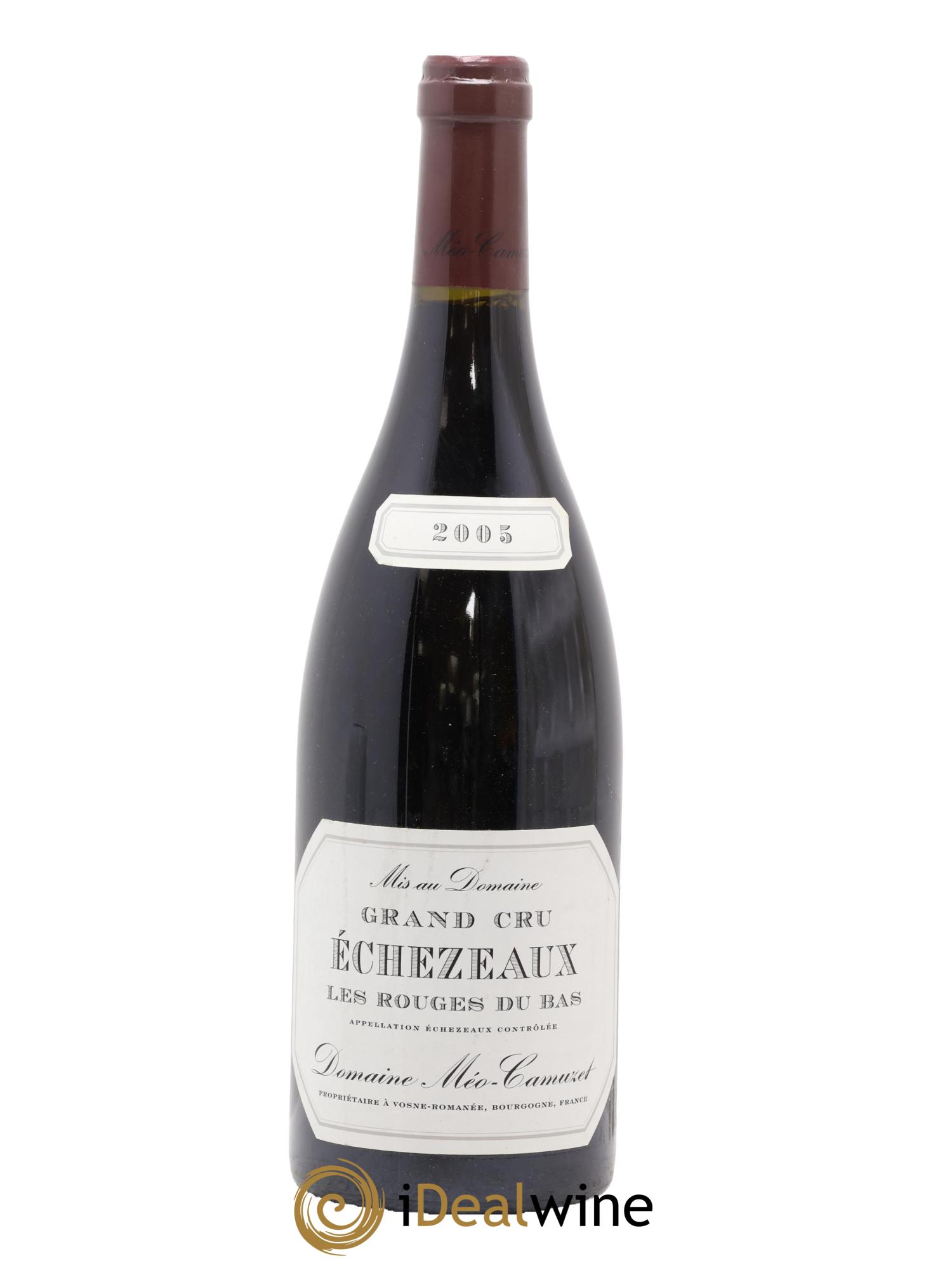 Echezeaux Grand Cru Les Rouges du Bas Méo-Camuzet (Domaine) 2005 - Lot de 1 bouteille - 0