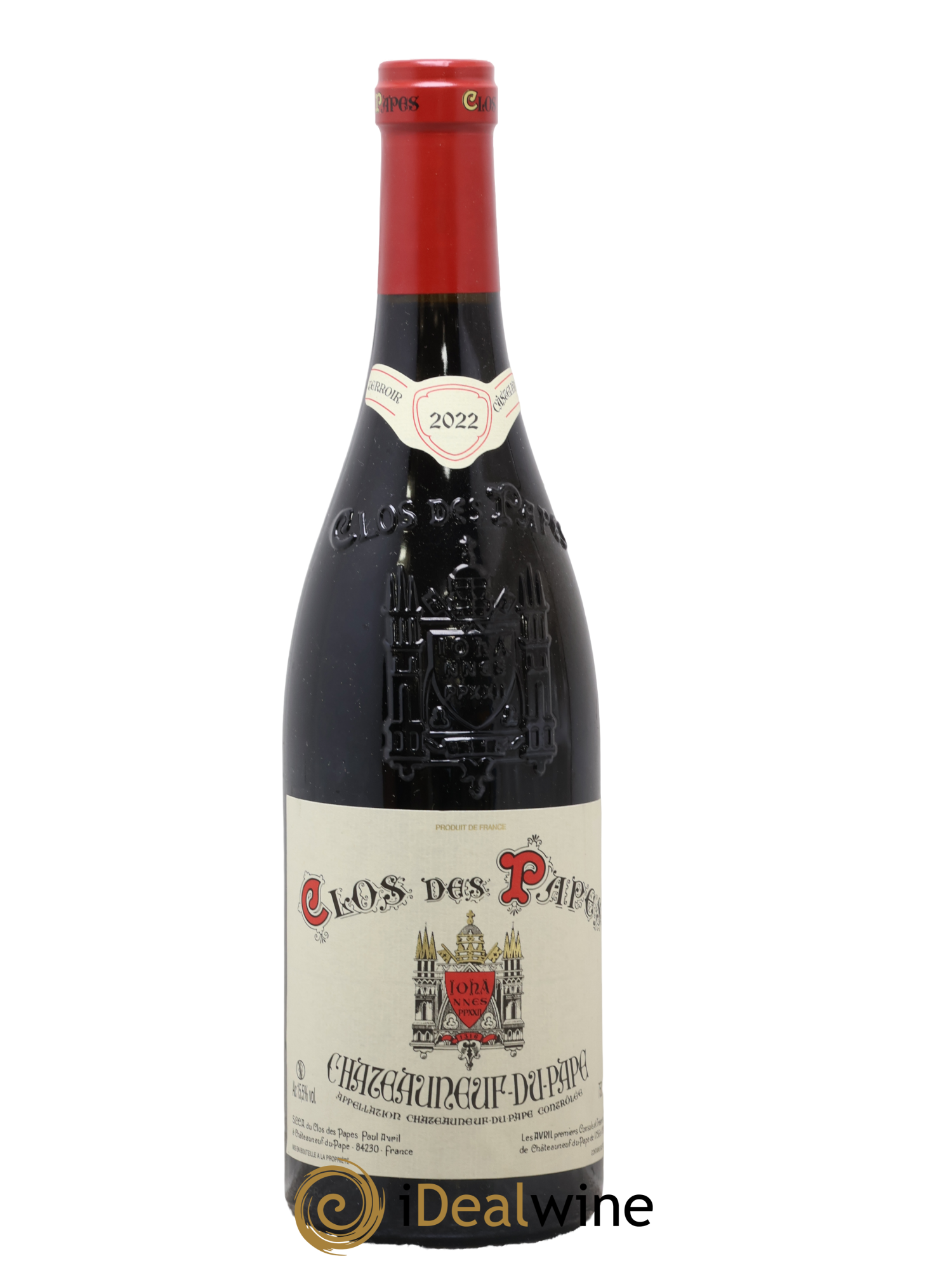 Châteauneuf-du-Pape Clos des Papes - Paul Avril 2022 - Posten von 1 Flasche - 0