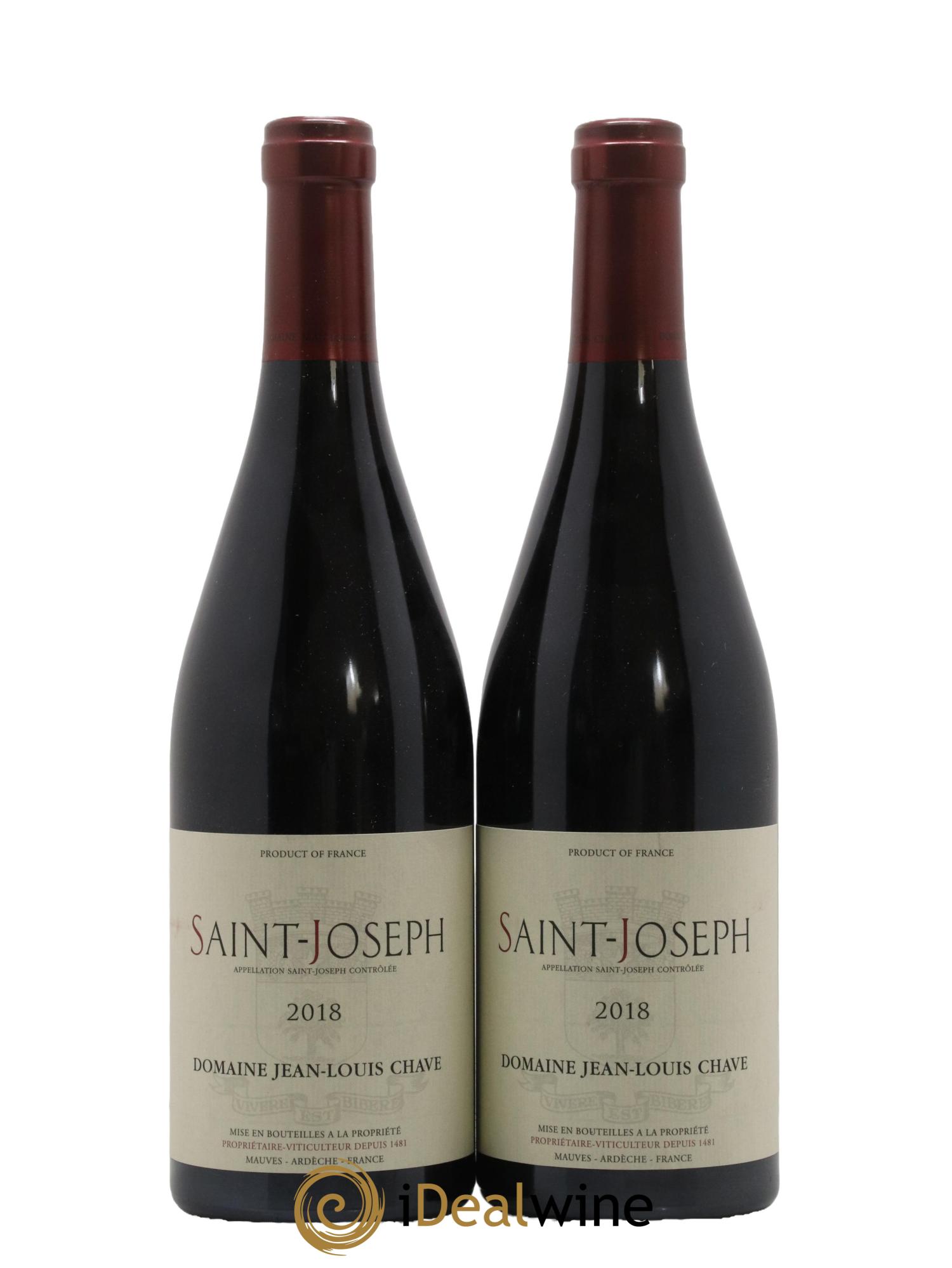 Saint-Joseph Jean-Louis Chave 2018 - Lot de 2 bouteilles - 0