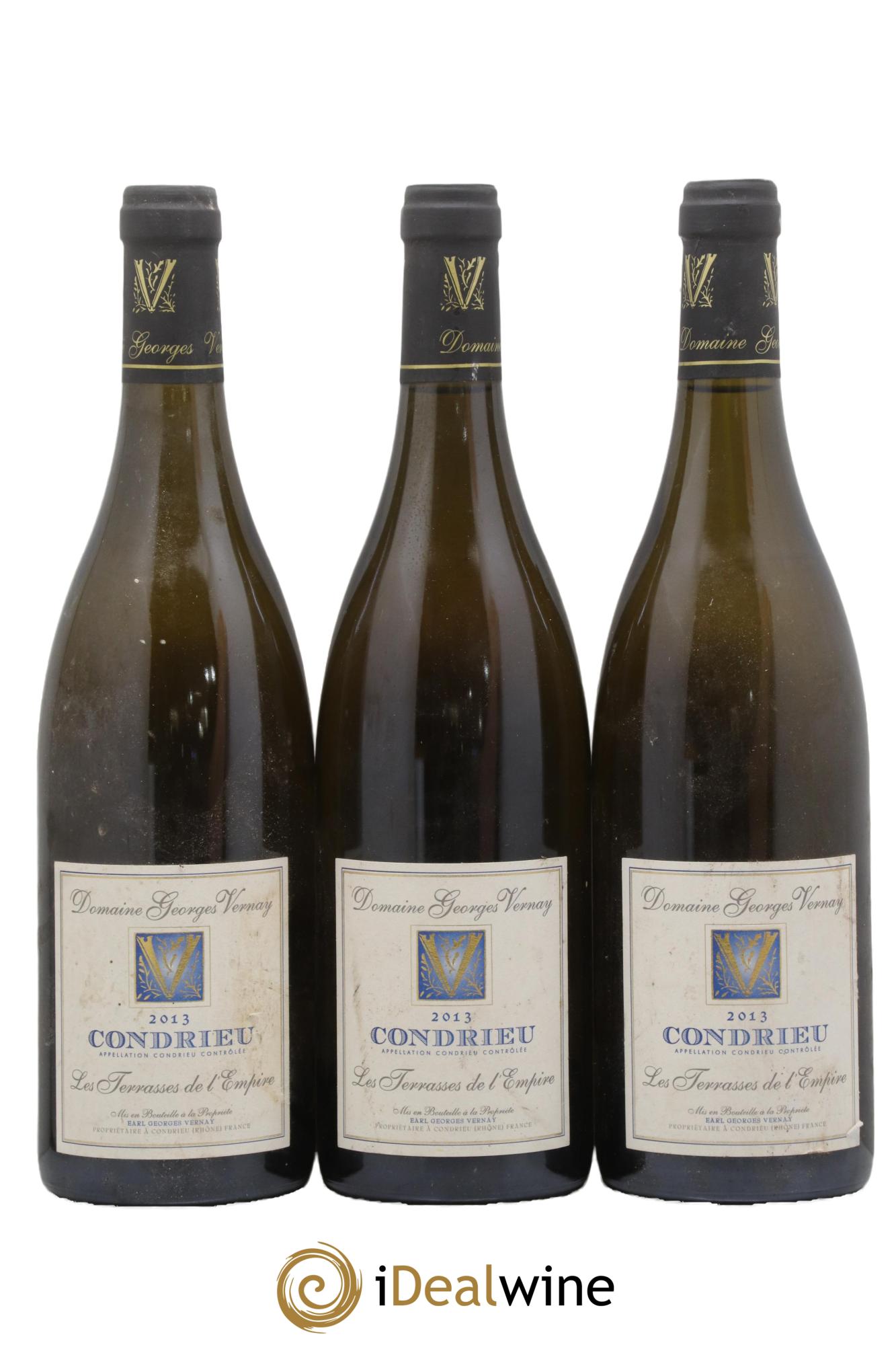 Condrieu Terrasses de l'Empire Georges Vernay 2013 - Lot de 3 bouteilles - 0