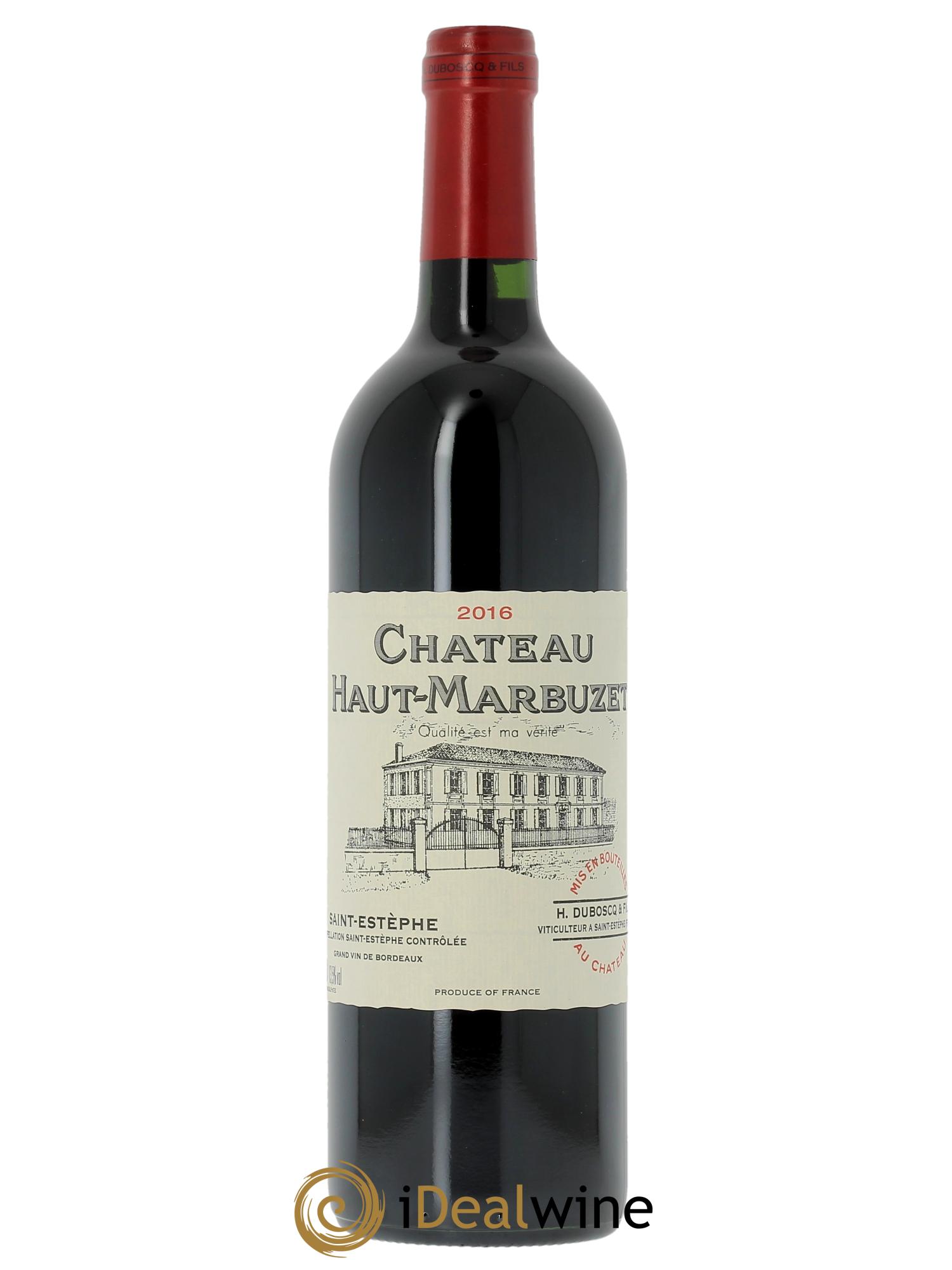 Château Haut Marbuzet (Original-holzkiste ab 6 Fl.) 2016 - Posten von 1 Flasche - 0