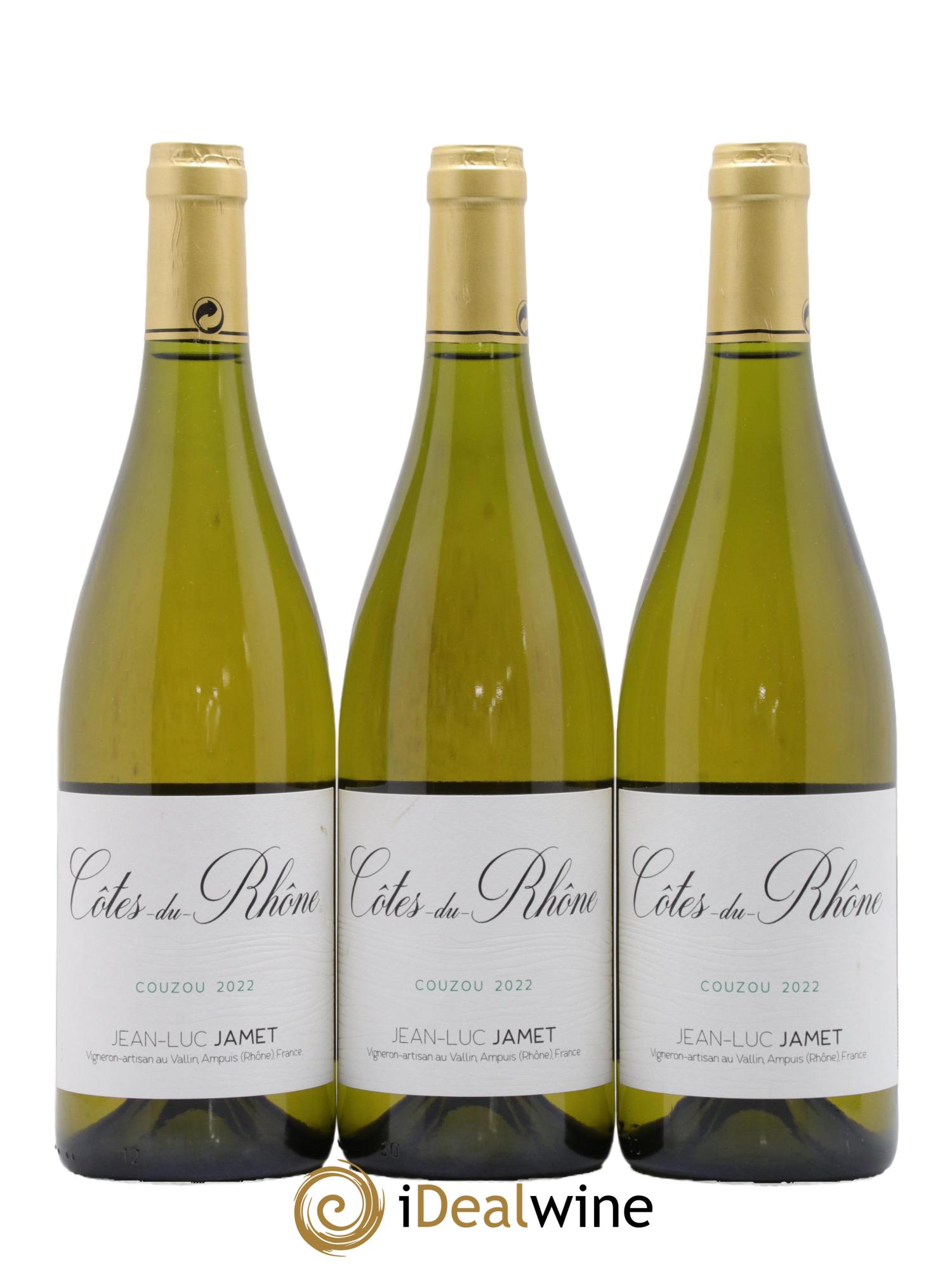 Côtes-du-Rhône Couzou Jean-Luc Jamet 2022 - Lot de 3 bouteilles - 0
