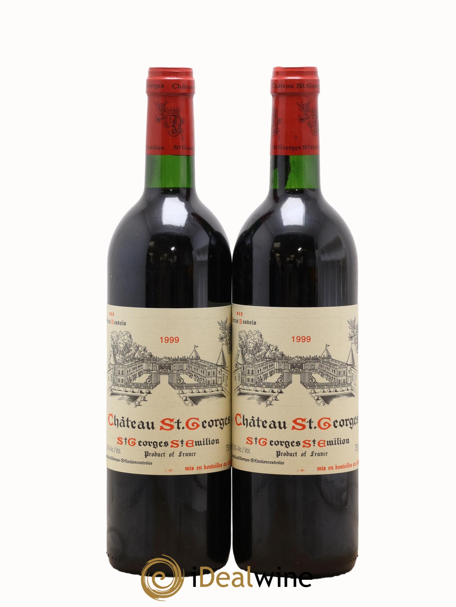 Château Saint-Georges 1999 - Lot of 2 bottles - 0