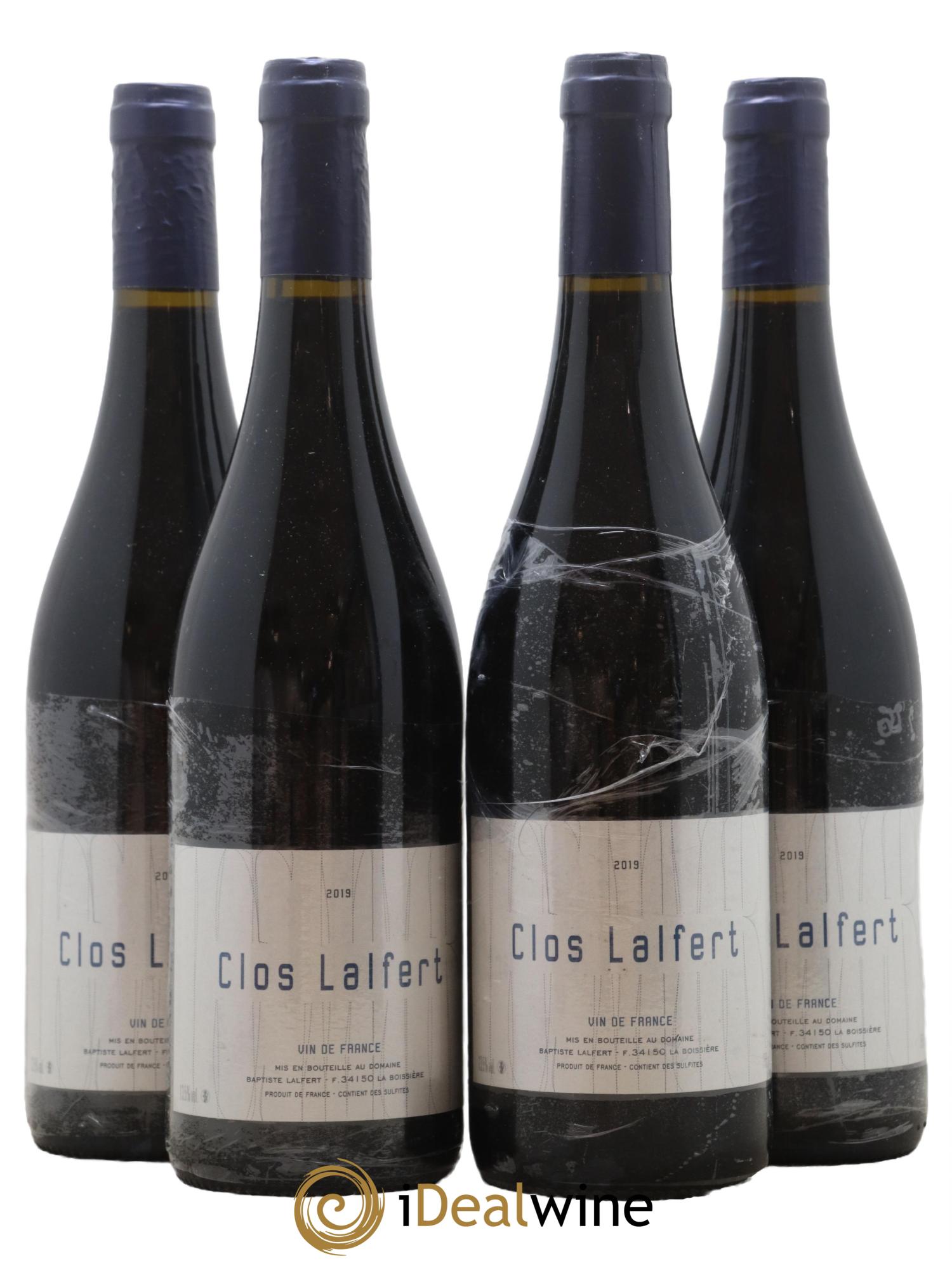Vin de France Clos Lalfert 2019 - Lot de 4 bouteilles - 0