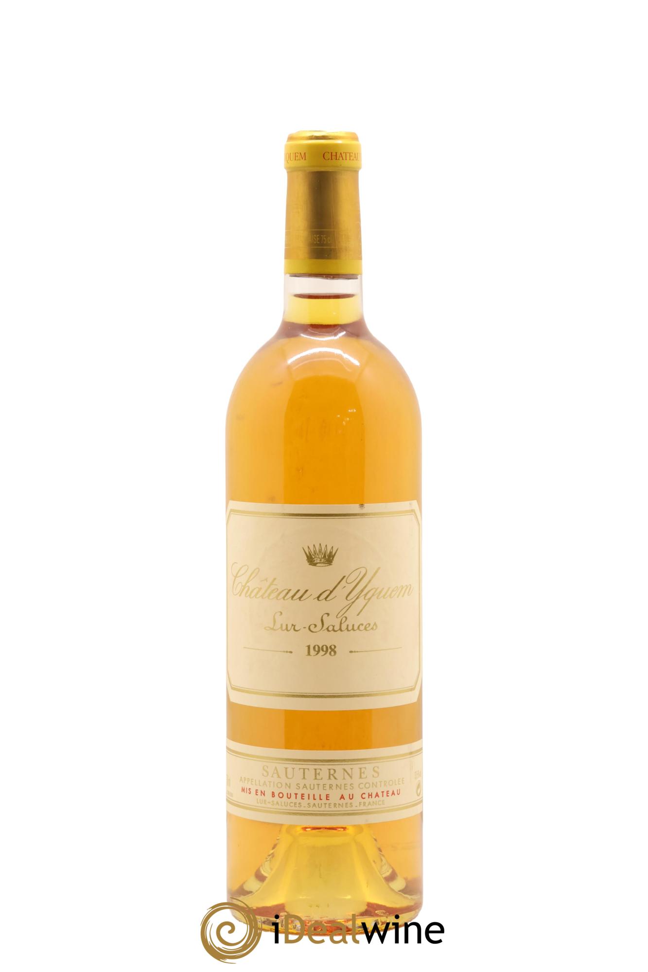 Château d' Yquem 1er Cru Classé Supérieur 1998 - Lot de 1 bouteille - 0