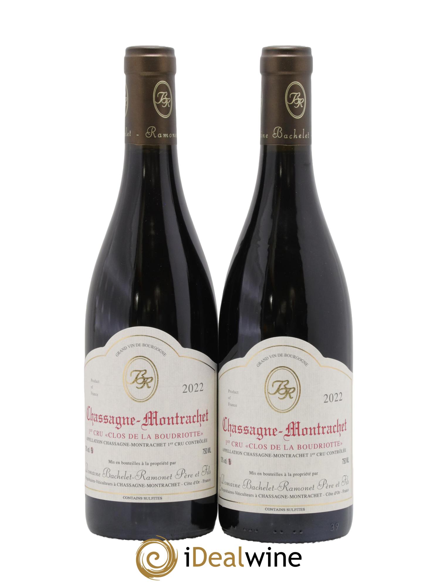 Chassagne-Montrachet 1er Cru Clos de la Boudriotte Bachelet-Ramonet (Domaine) 2022 - Posten von 2 Flaschen - 0