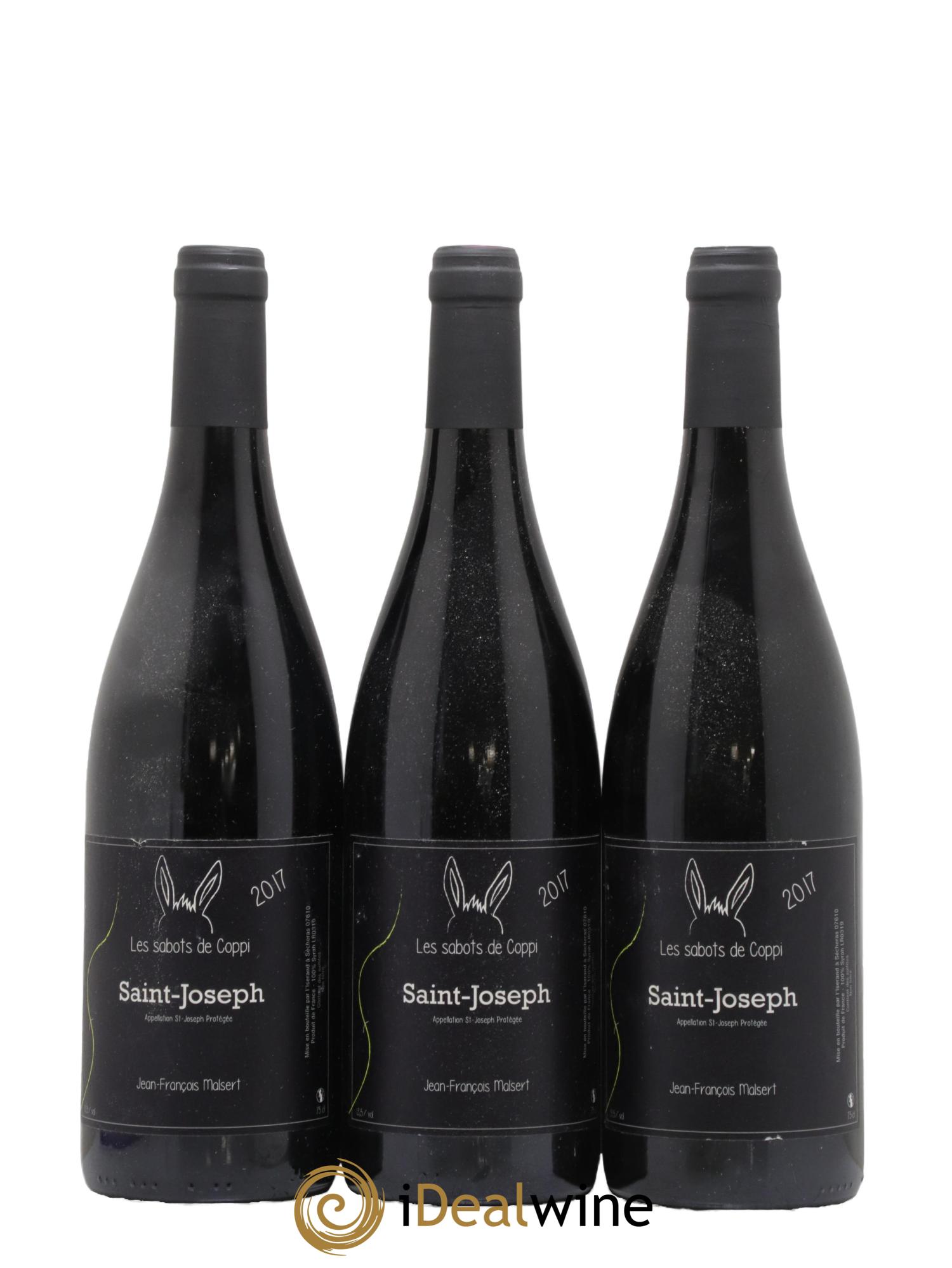 Saint-Joseph Les Sabots De Coppi Jean François Malsert Domaine de L’Iserand 2017 - Lot de 3 bouteilles - 0