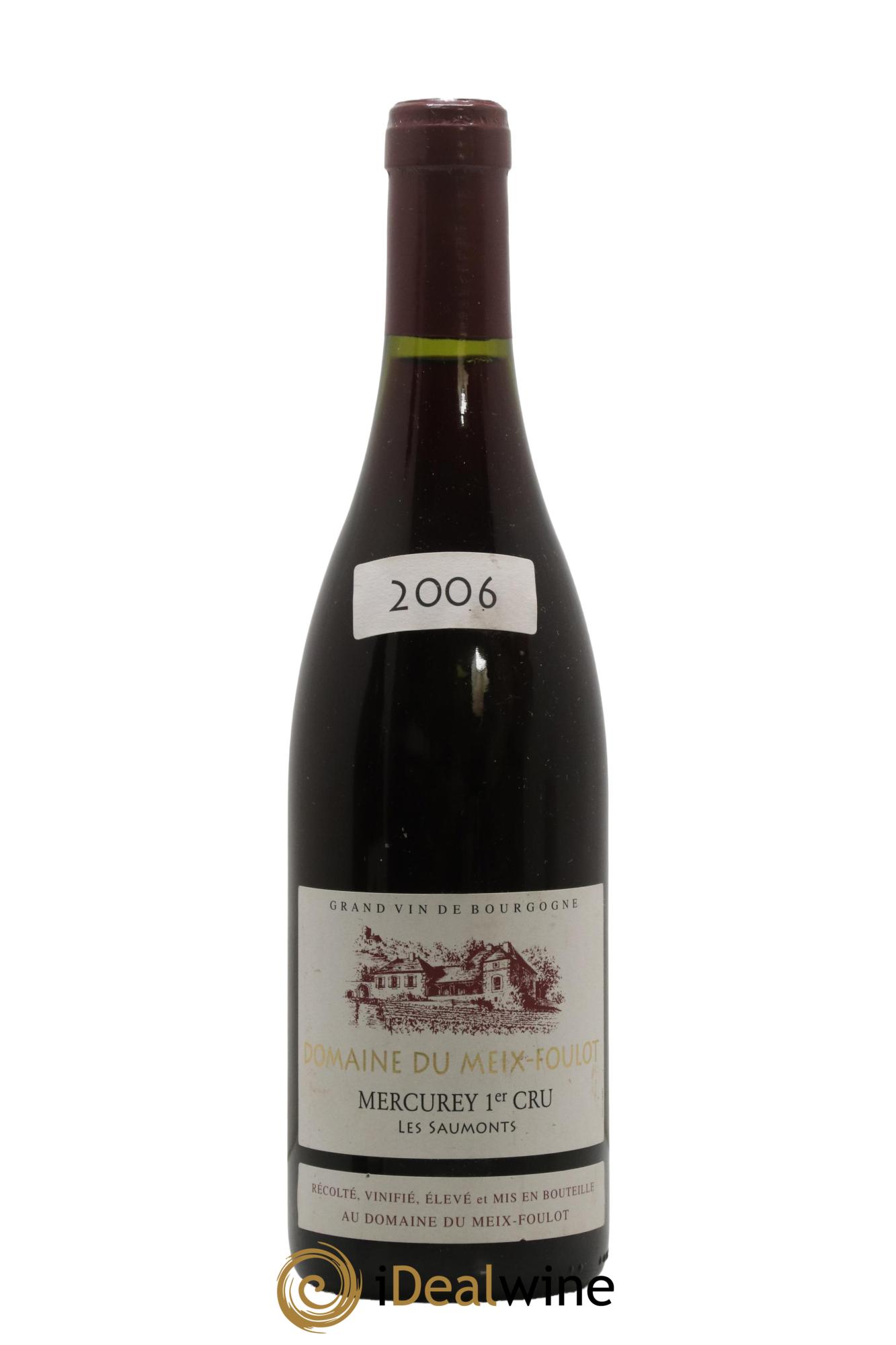 Mercurey 1er Cru Les Saumonts Domaine Meix Foulot 2006 - Lot de 1 bouteille - 0