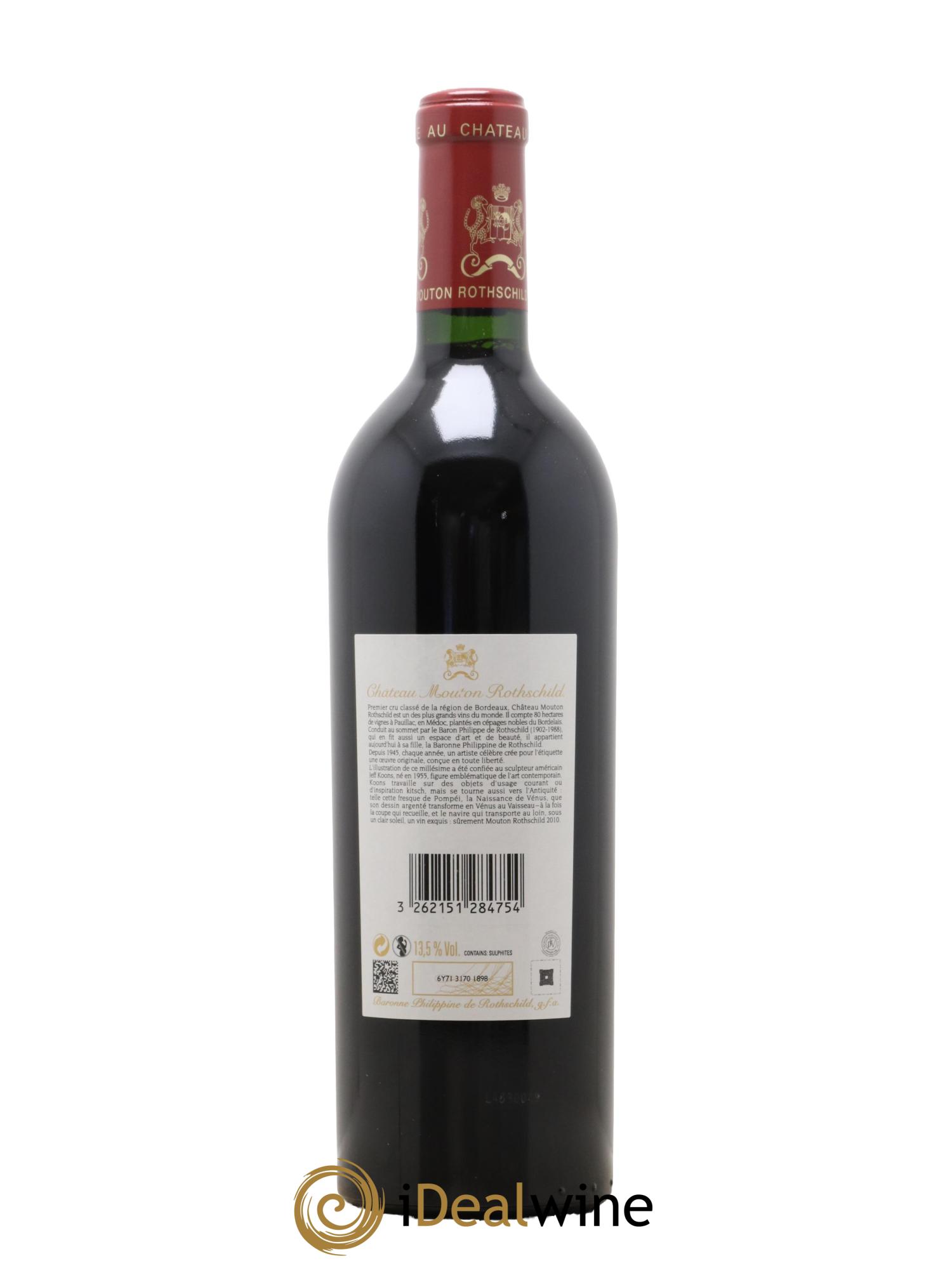 Château Mouton Rothschild 1er Grand Cru Classé 2010 - Lot de 1 bouteille - 2