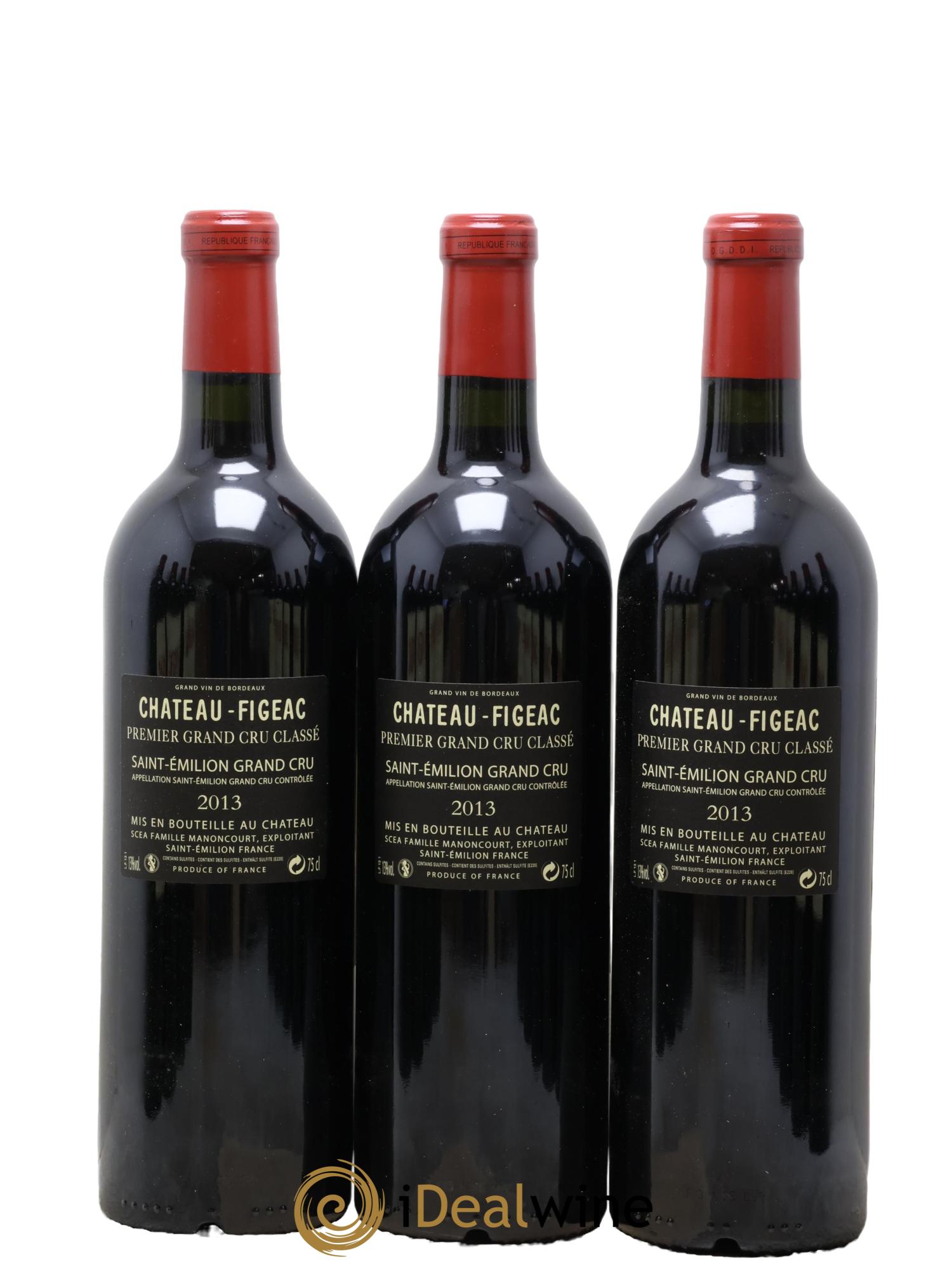Château Figeac 1er Grand Cru Classé A 2013 - Lot de 12 bouteilles - 2