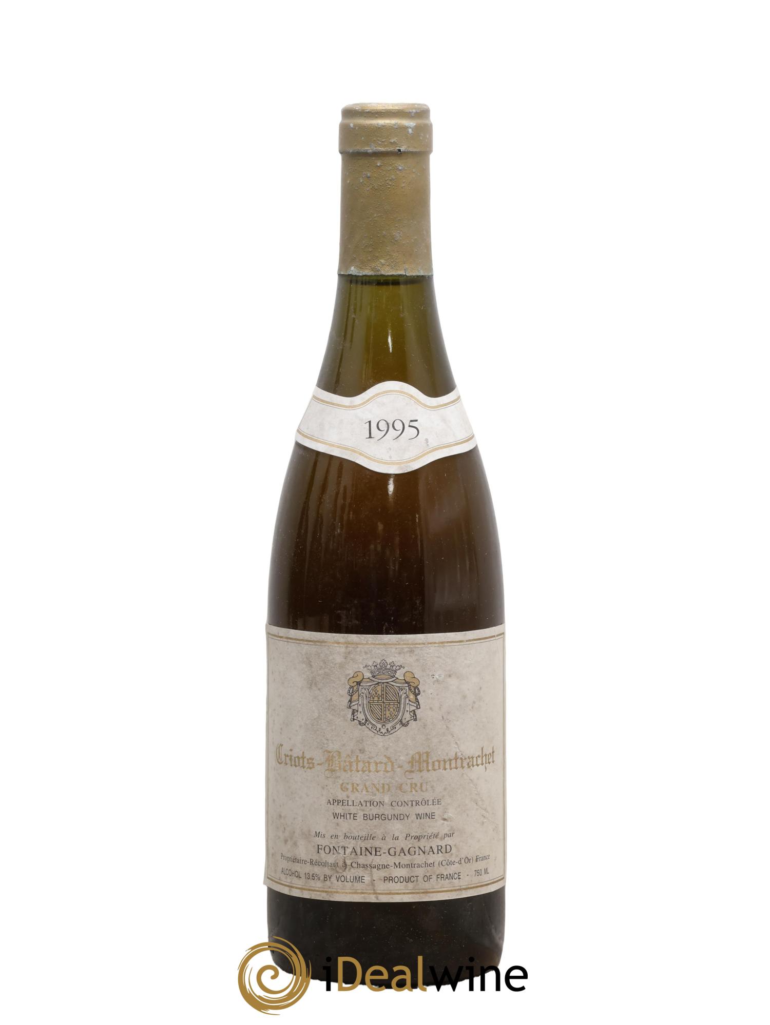 Criots-Bâtard-Montrachet Grand Cru Fontaine-Gagnard (Domaine) 1995 - Lotto di 1 bottiglia - 0