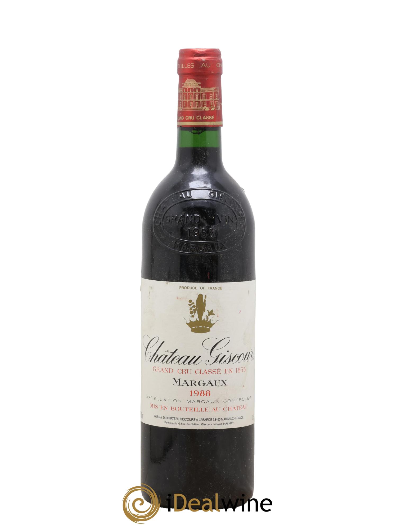 Château Giscours 3ème Grand Cru Classé 1988 - Lot of 1 bottle - 0