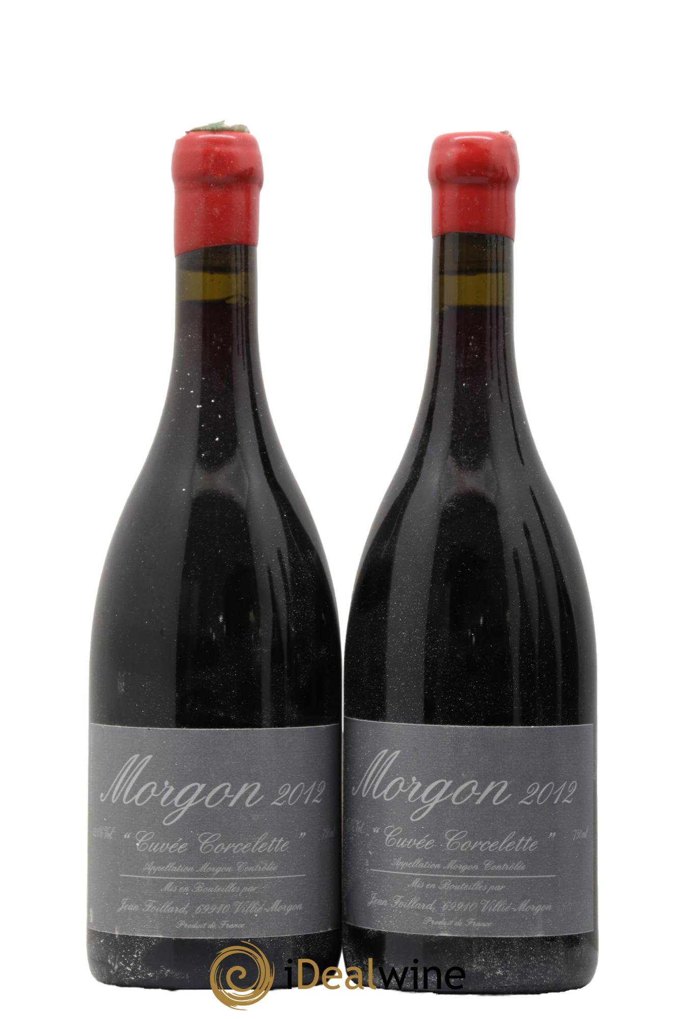 Morgon Corcelette Jean Foillard 2012 - Lot de 2 bouteilles - 0