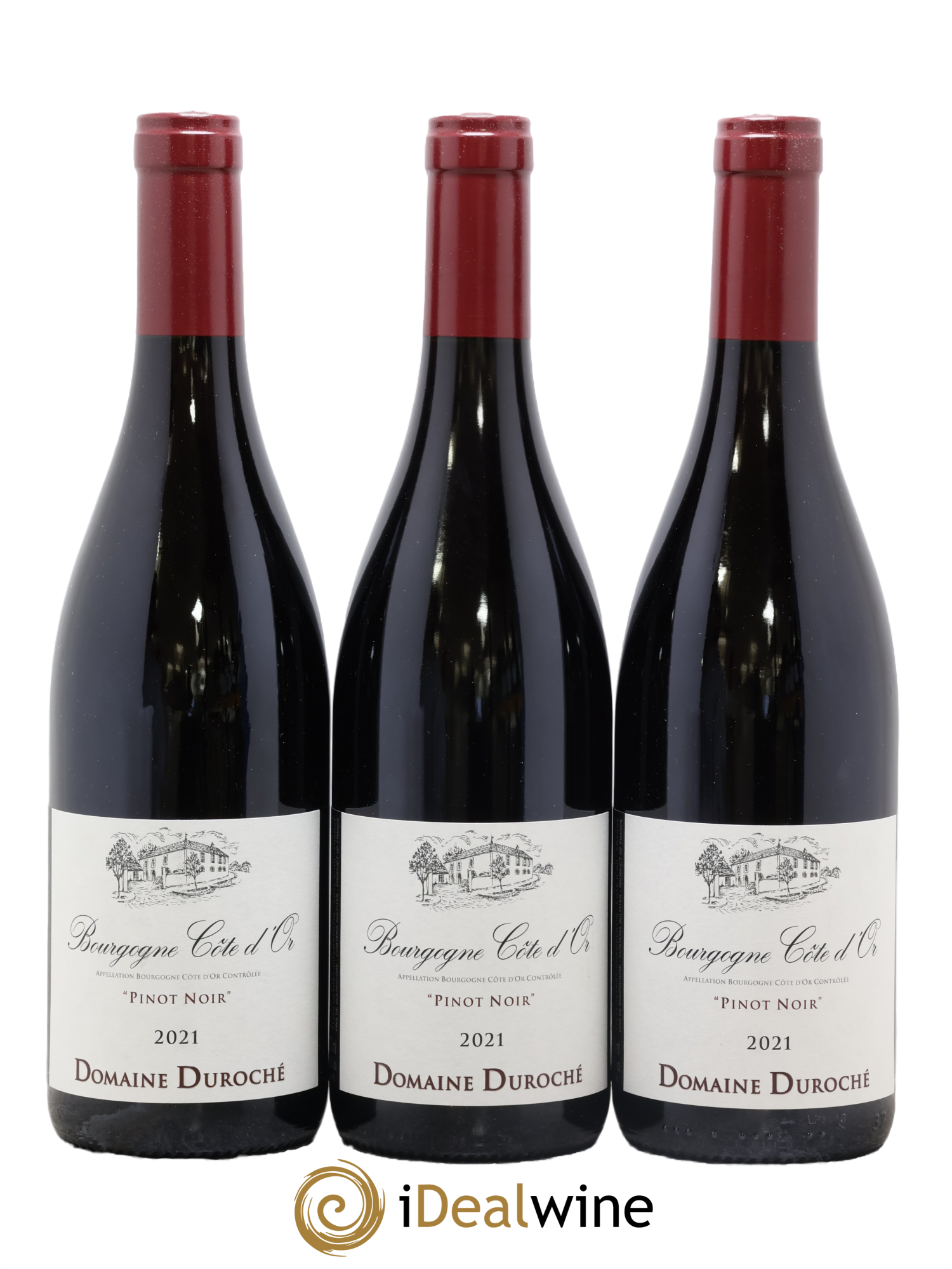 Bourgogne Côte-d'Or Pinot Noir Duroché (Domaine) 2021 - Lote de 3 botellas - 0