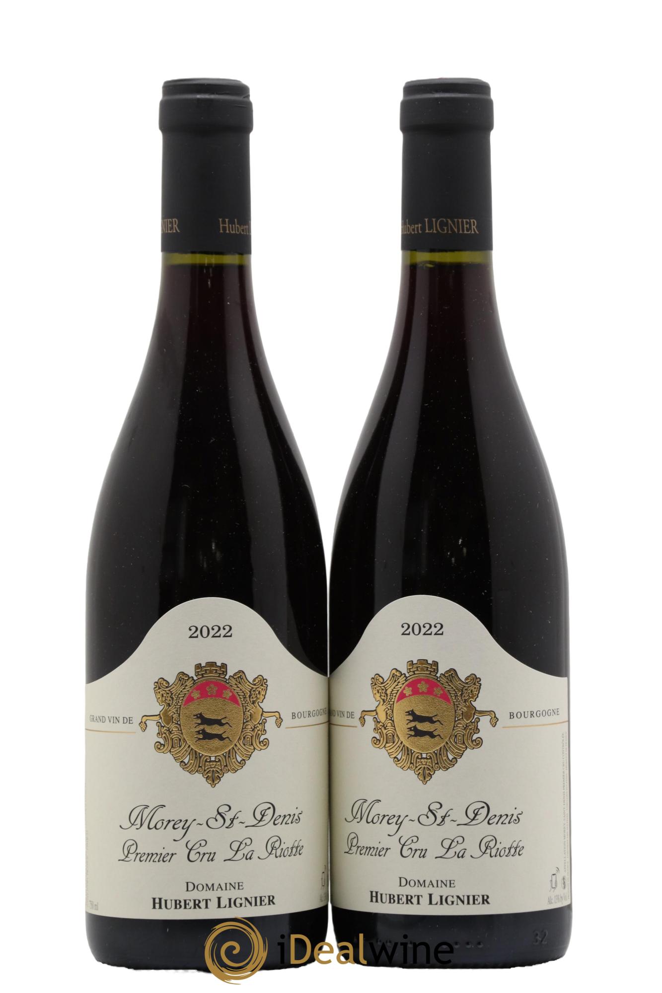 Morey-Saint-Denis 1er Cru La Riotte Hubert Lignier (Domaine) 2022 - Lot de 2 bouteilles - 0