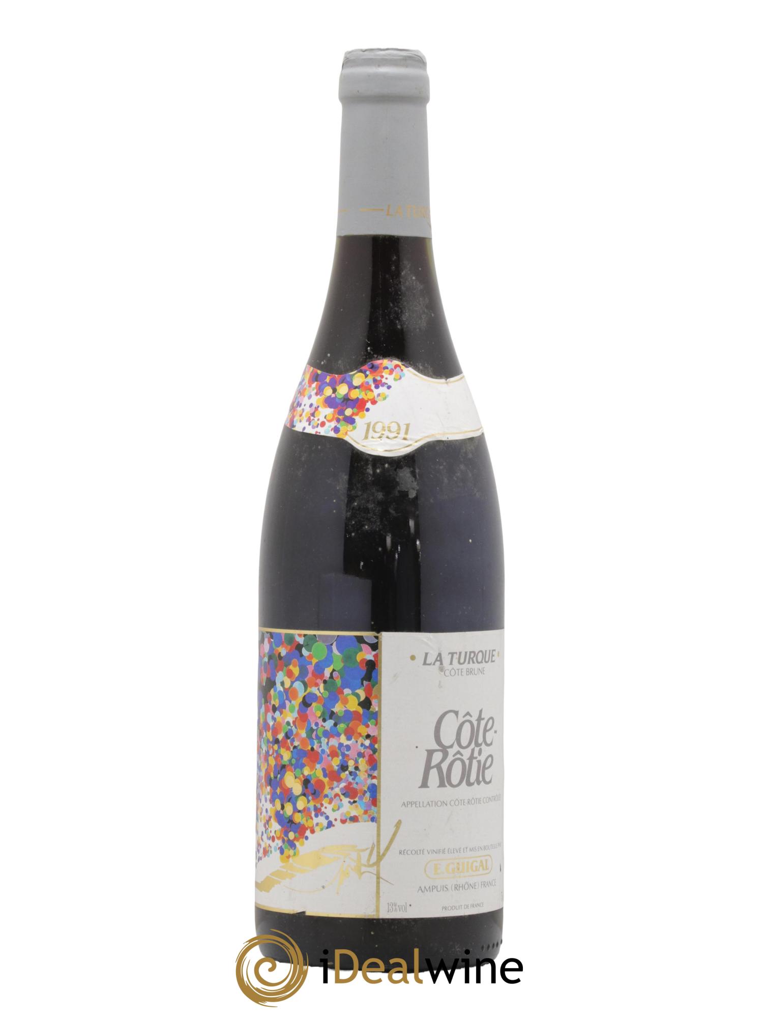 Côte-Rôtie La Turque Guigal 1991 - Lot de 1 bouteille - 0