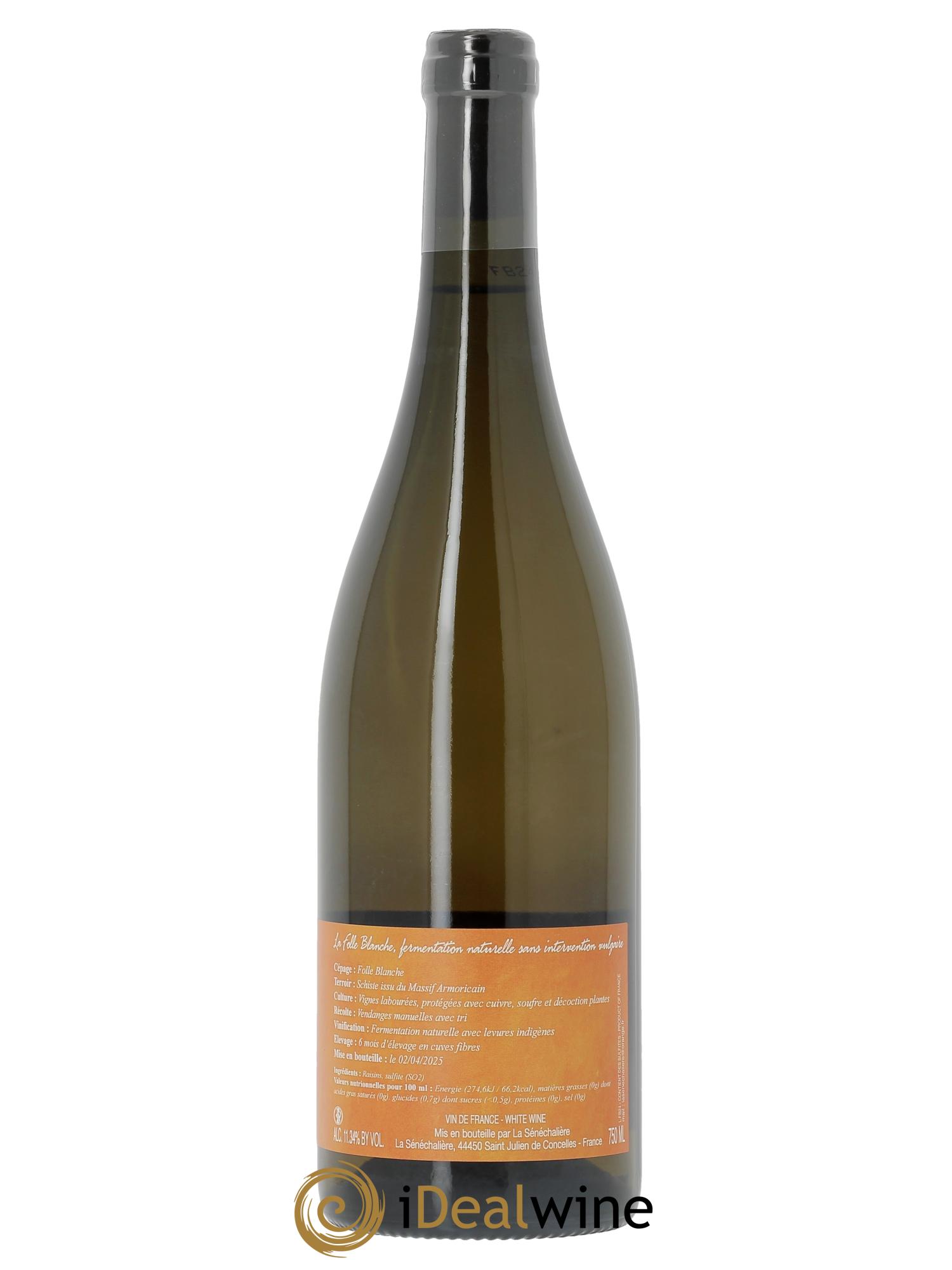 Vin de France La Folle Blanche La Sénéchalière  2024 - Lotto di 1 bottiglia - 1