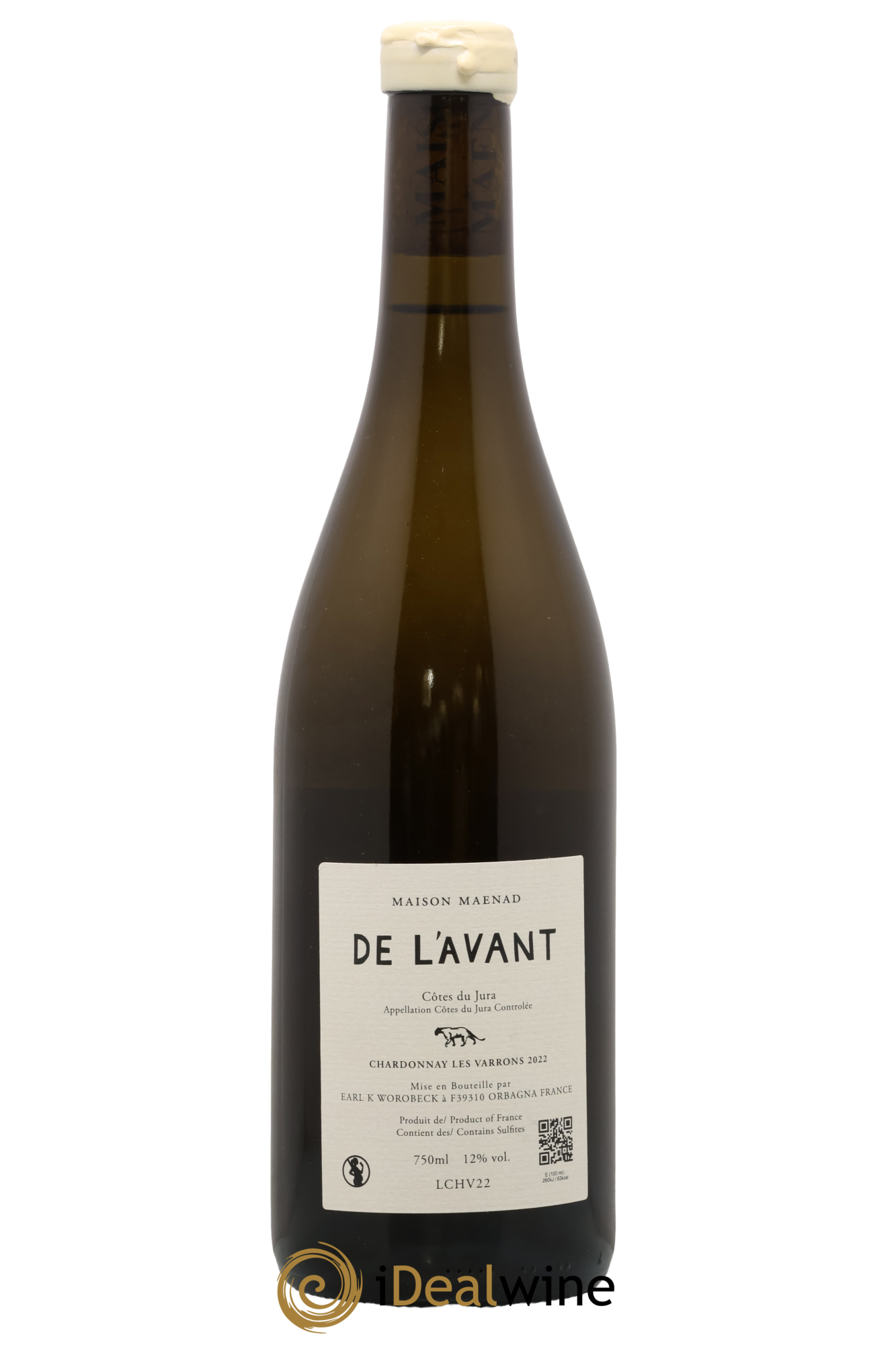 Côtes du Jura De l'Avant Les Varrons Katie Worobeck Maison Maenad 2022 - Posten von 1 Flasche - 1