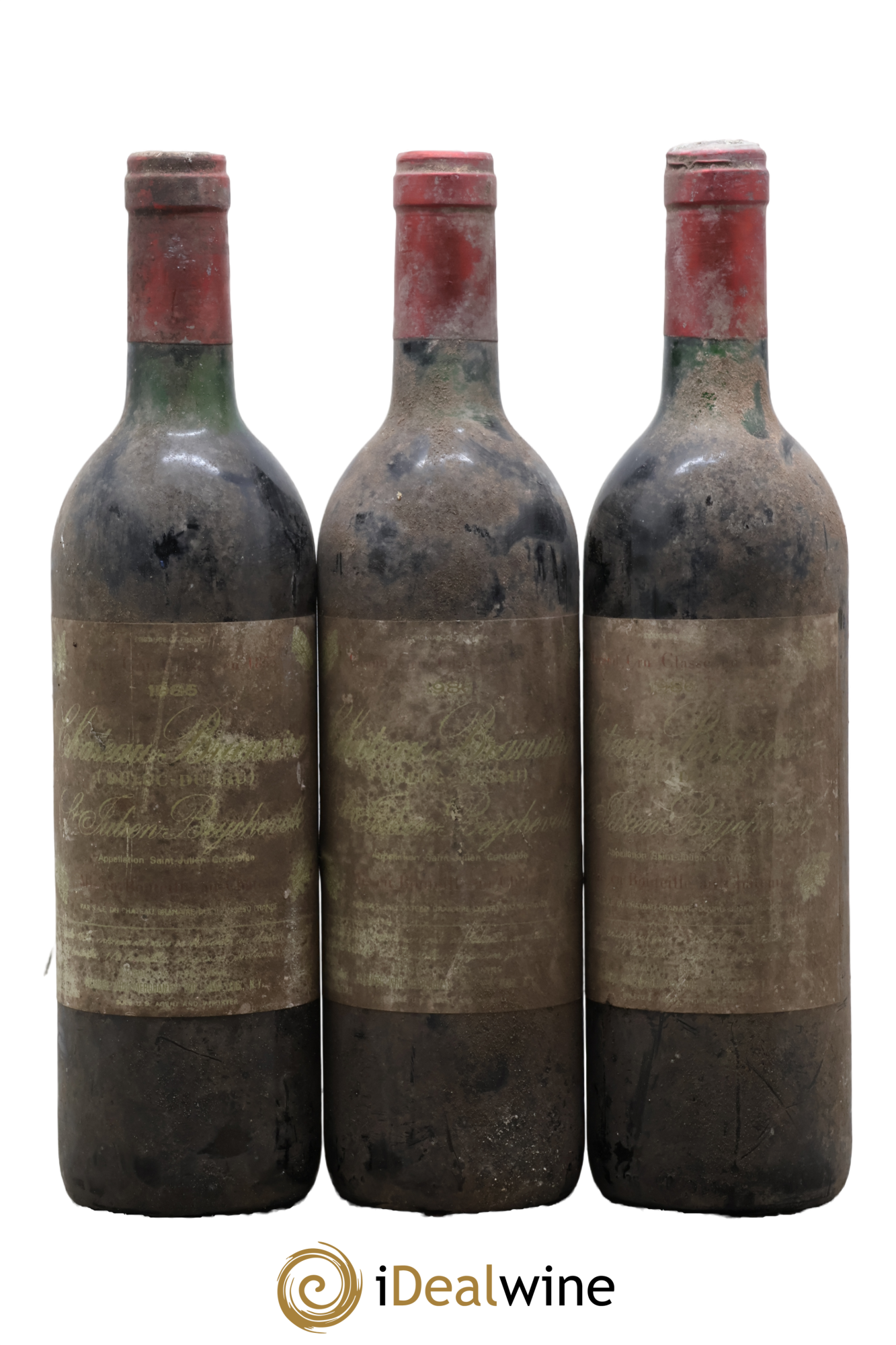 Château Branaire Ducru 4ème Grand Cru Classé 1986 - Lot de 3 bouteilles - 0