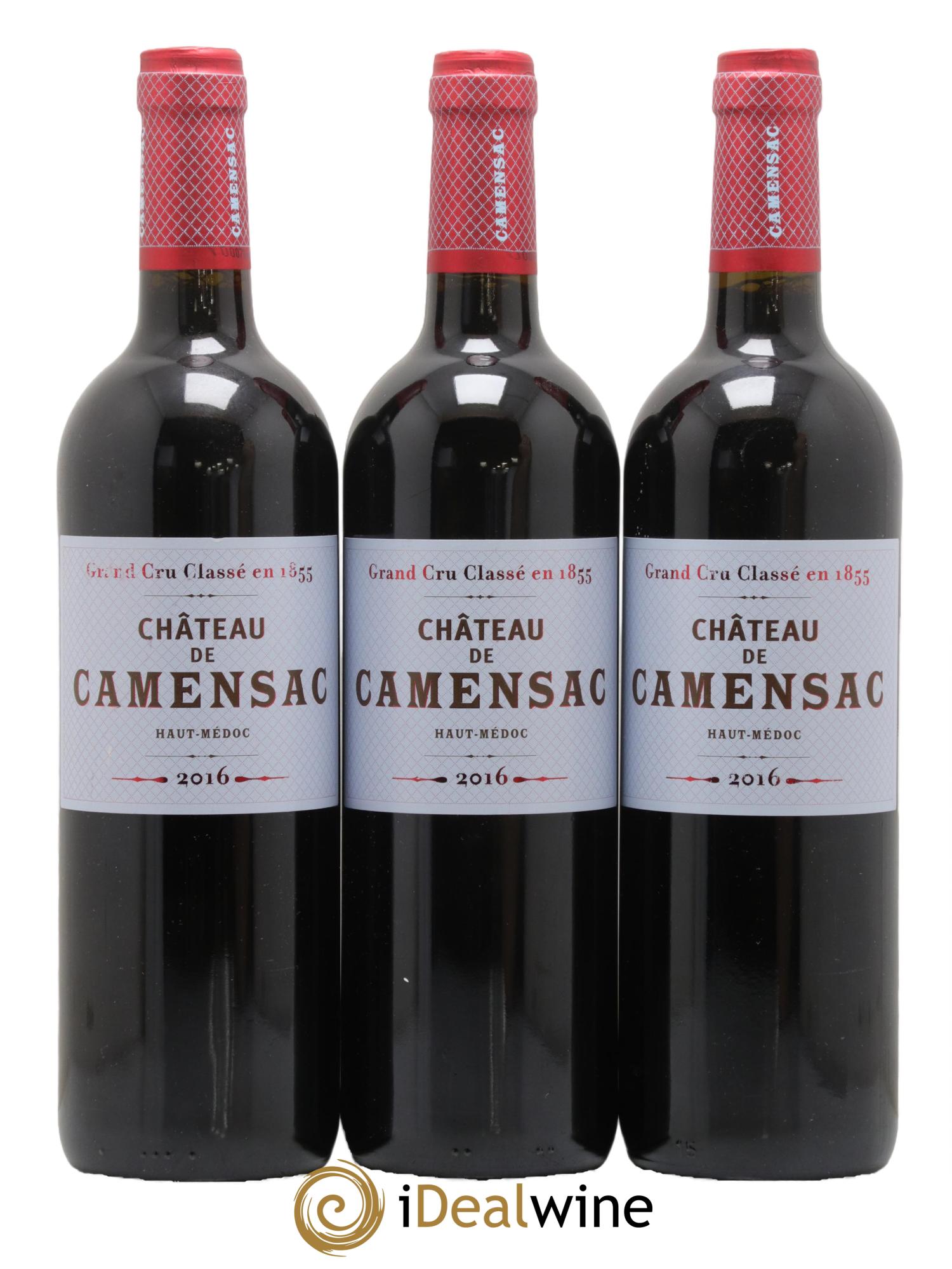 Château Camensac 5ème Grand Cru Classé 2016 - Lot de 3 bouteilles - 0