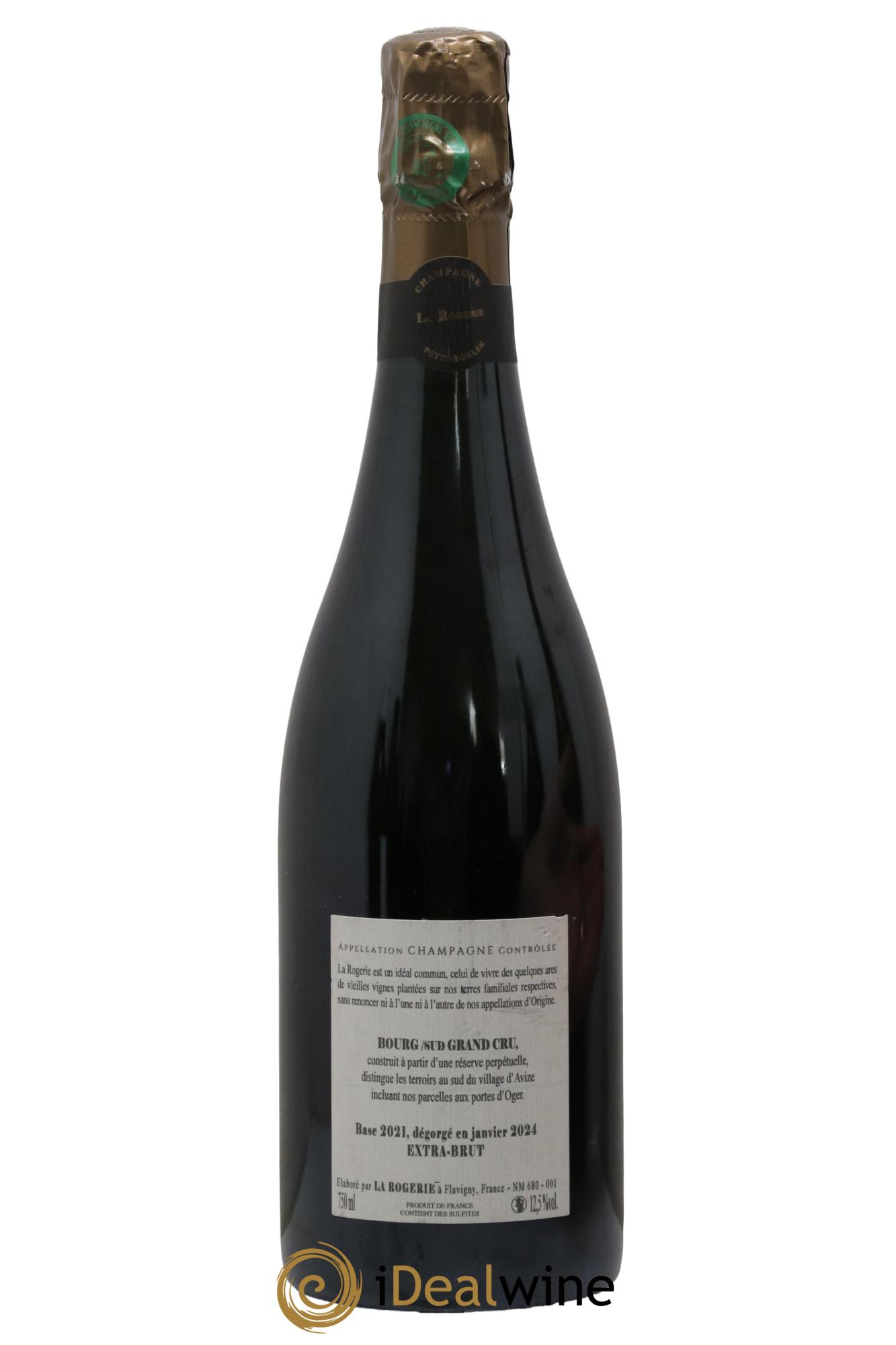 Bourg/Sud Réserve Perpétuelle Grand Cru Extra-Brut La Rogerie - Lot de 1 bouteille - 1