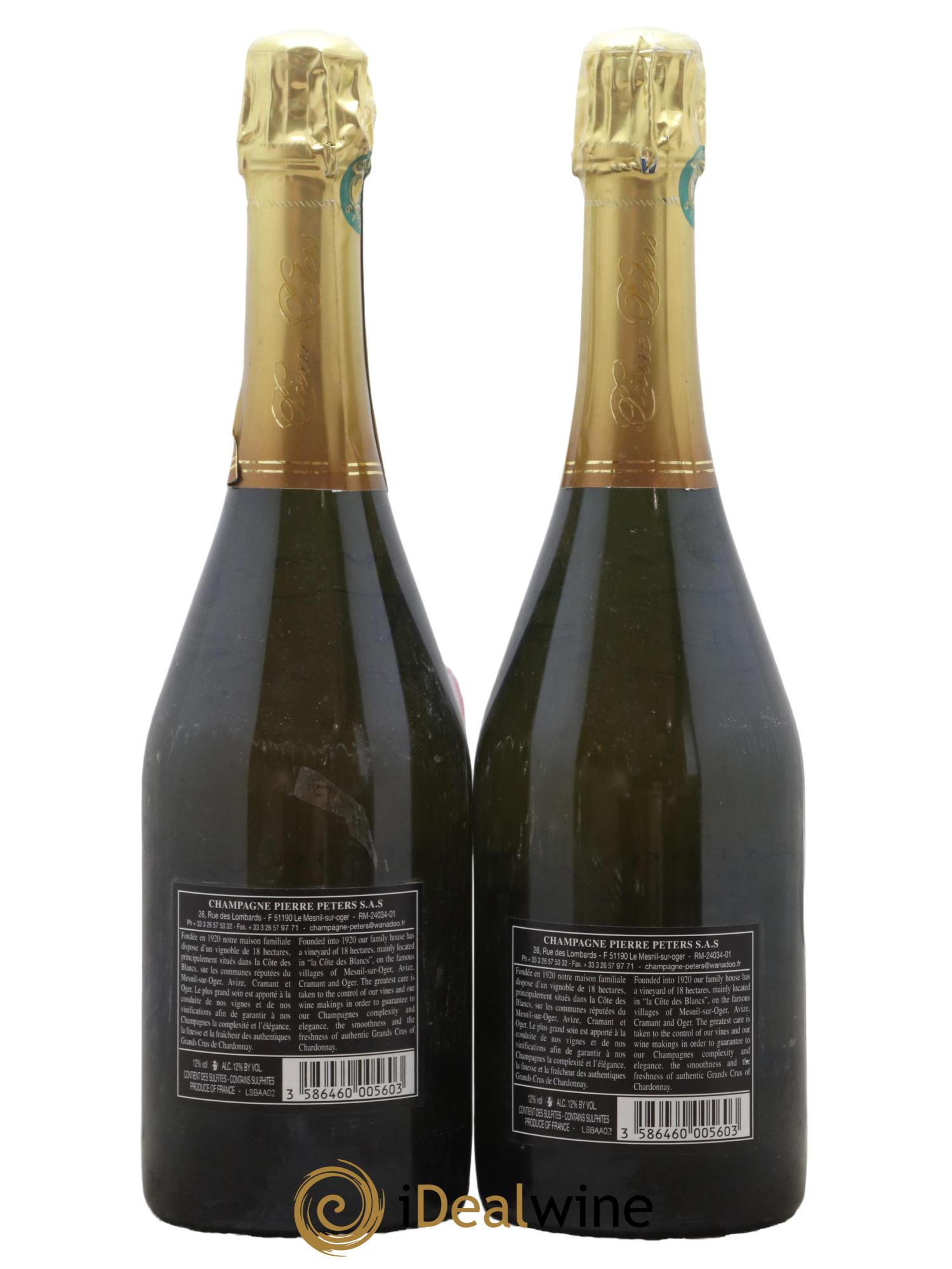Cuvée Spéciale les Chétillons Blanc de Blancs Brut Pierre Péters 2000 - Lotto di 2 bottiglie - 1