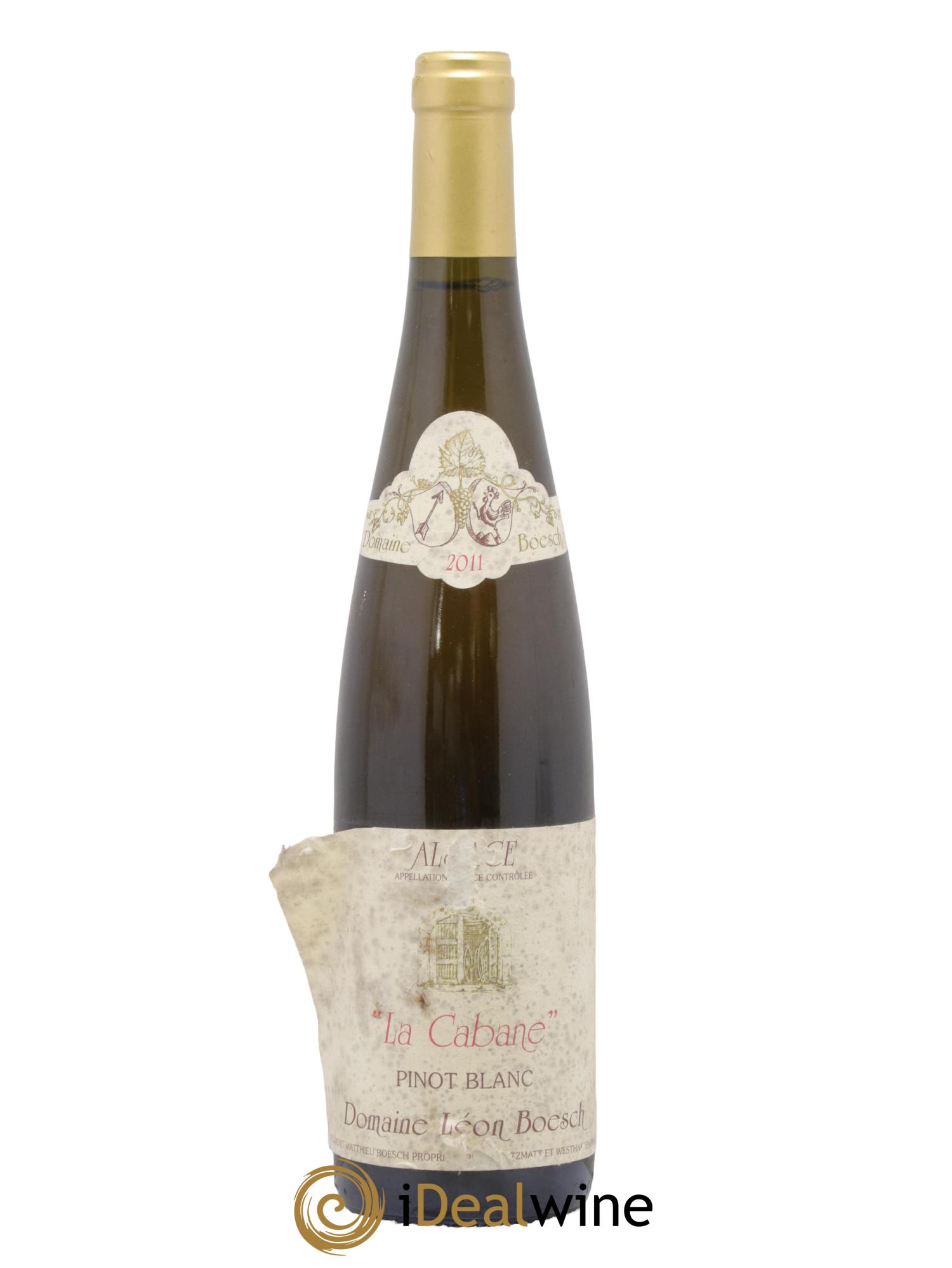 Alsace Pinot Blanc La Cabane Domaine Léon Boesch 2011 - Lot de 1 bouteille - 0