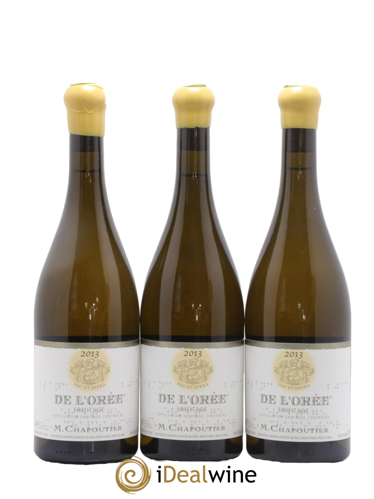 Hermitage Ermitage de l'Orée Chapoutier 2013 - Lotto di 6 bottiglie - 1