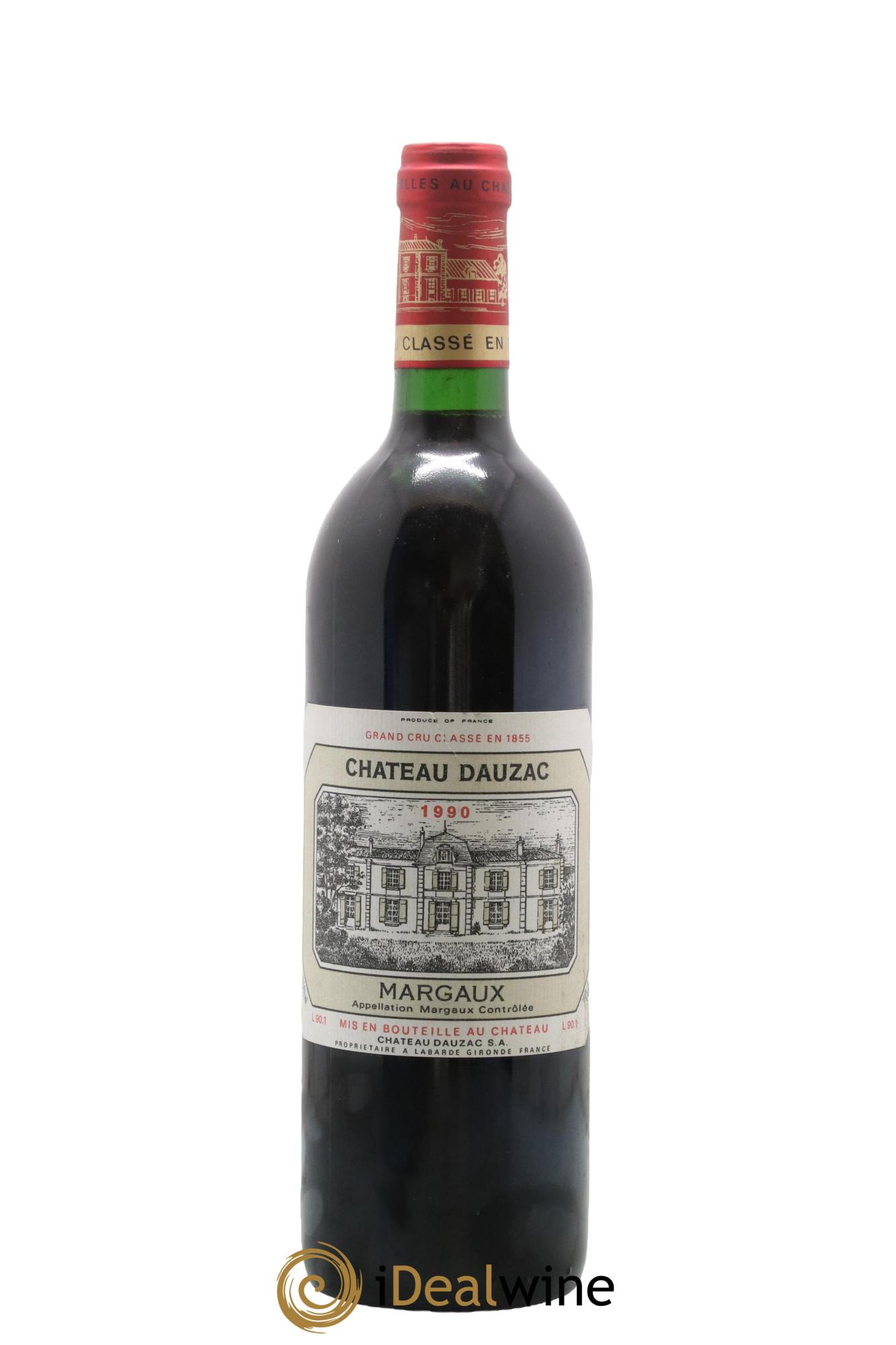 Château Dauzac 5ème Grand Cru Classé 1990 - Lot de 1 bouteille - 0