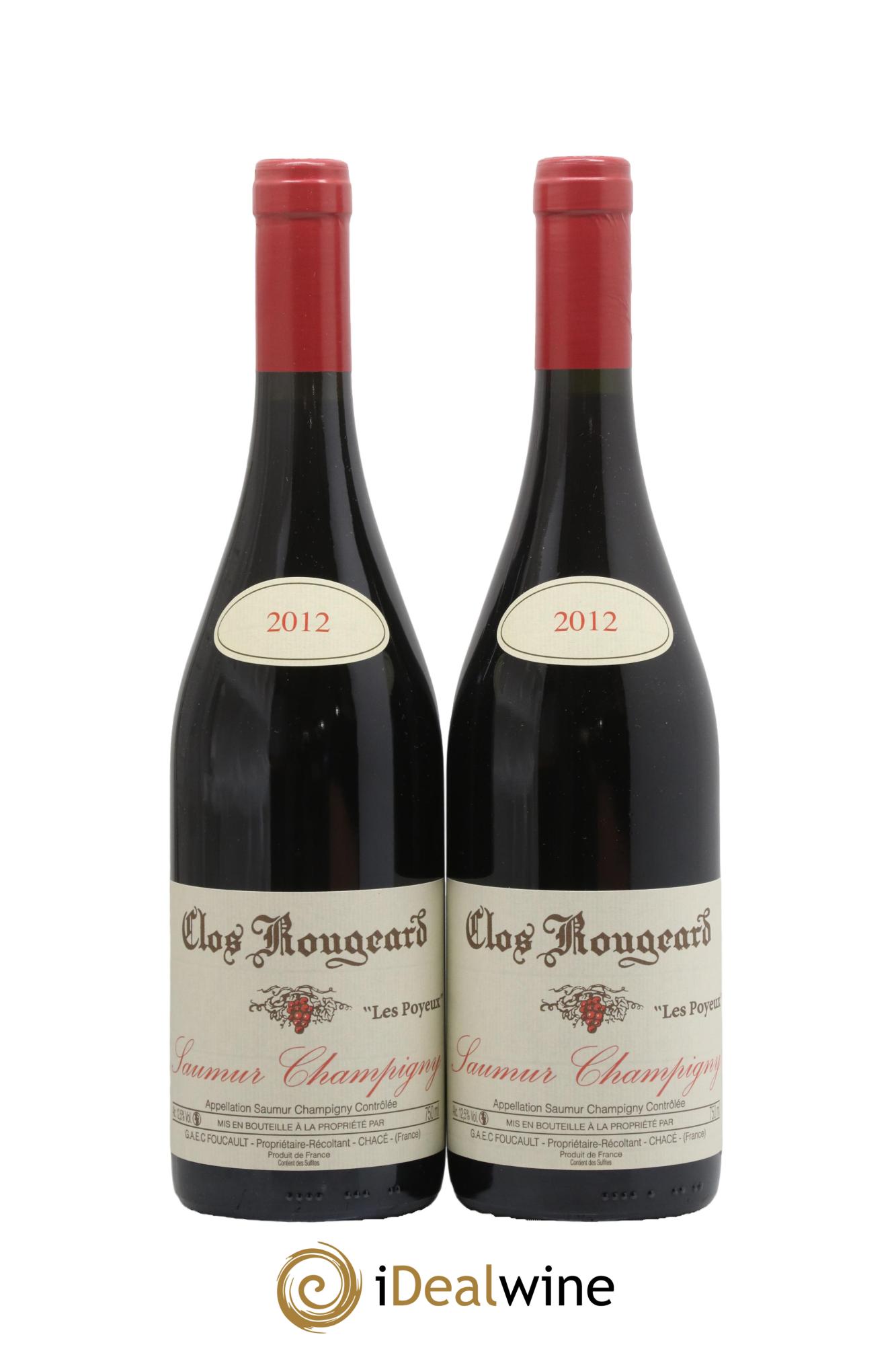 Saumur-Champigny Les Poyeux Clos Rougeard 2012 - Lot de 2 bouteilles - 0
