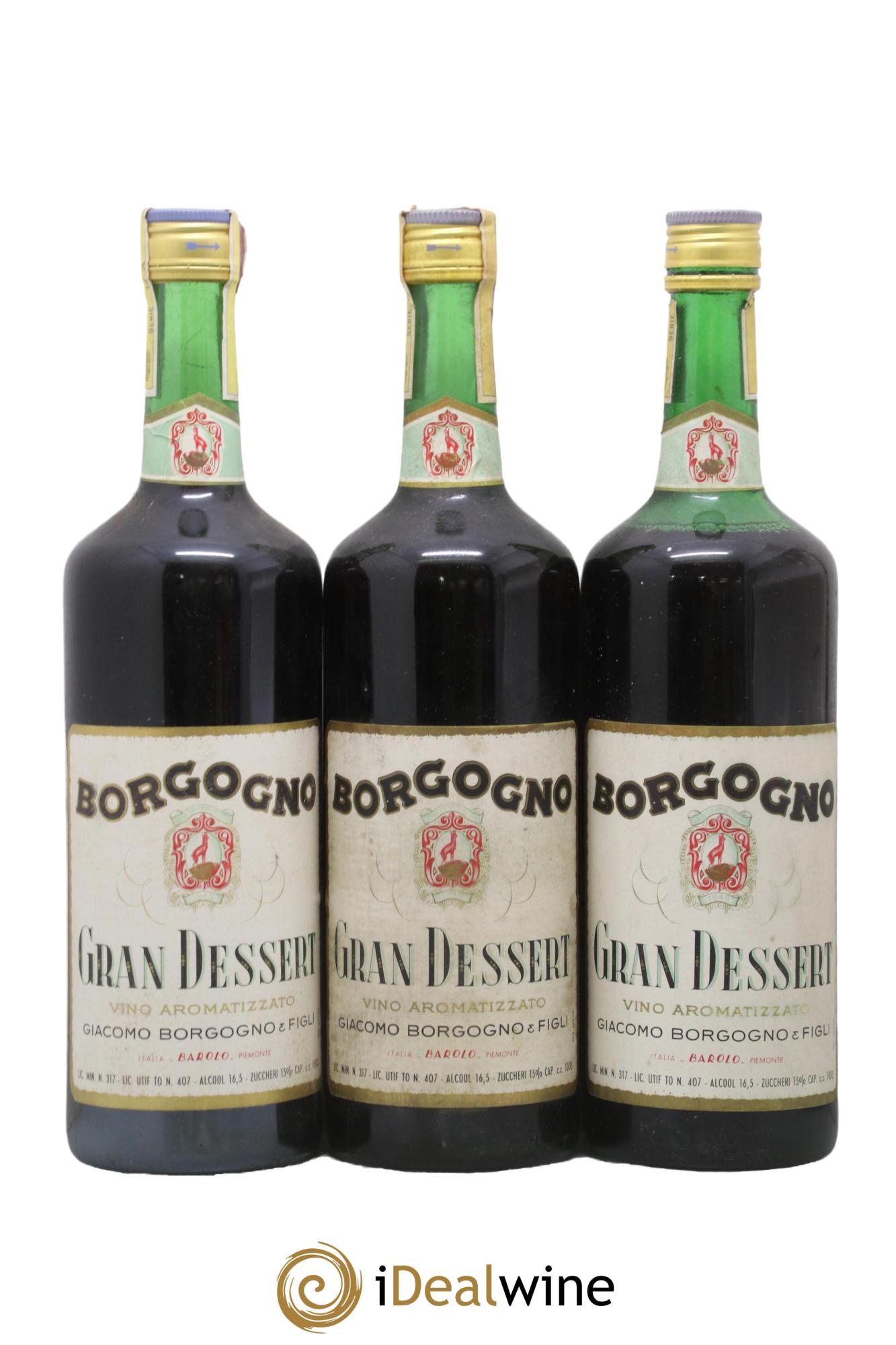 Barolo Gran Dessert Vino Aromatizzato Giacomo Borgogno - Lot de 3 litres - 0