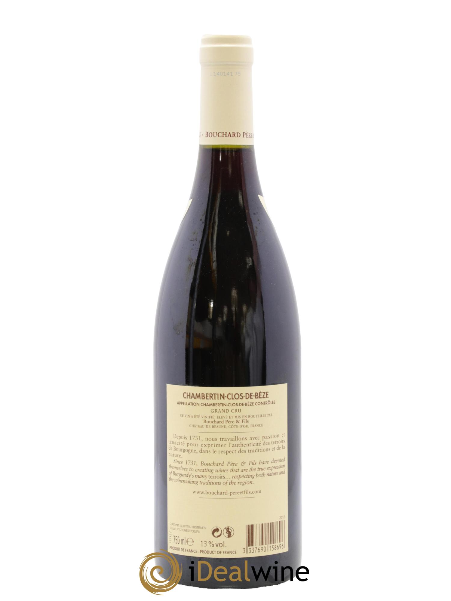 Chambertin Clos de Bèze Grand Cru Bouchard Père & Fils 2012 - Lotto di 1 bottiglia - 2
