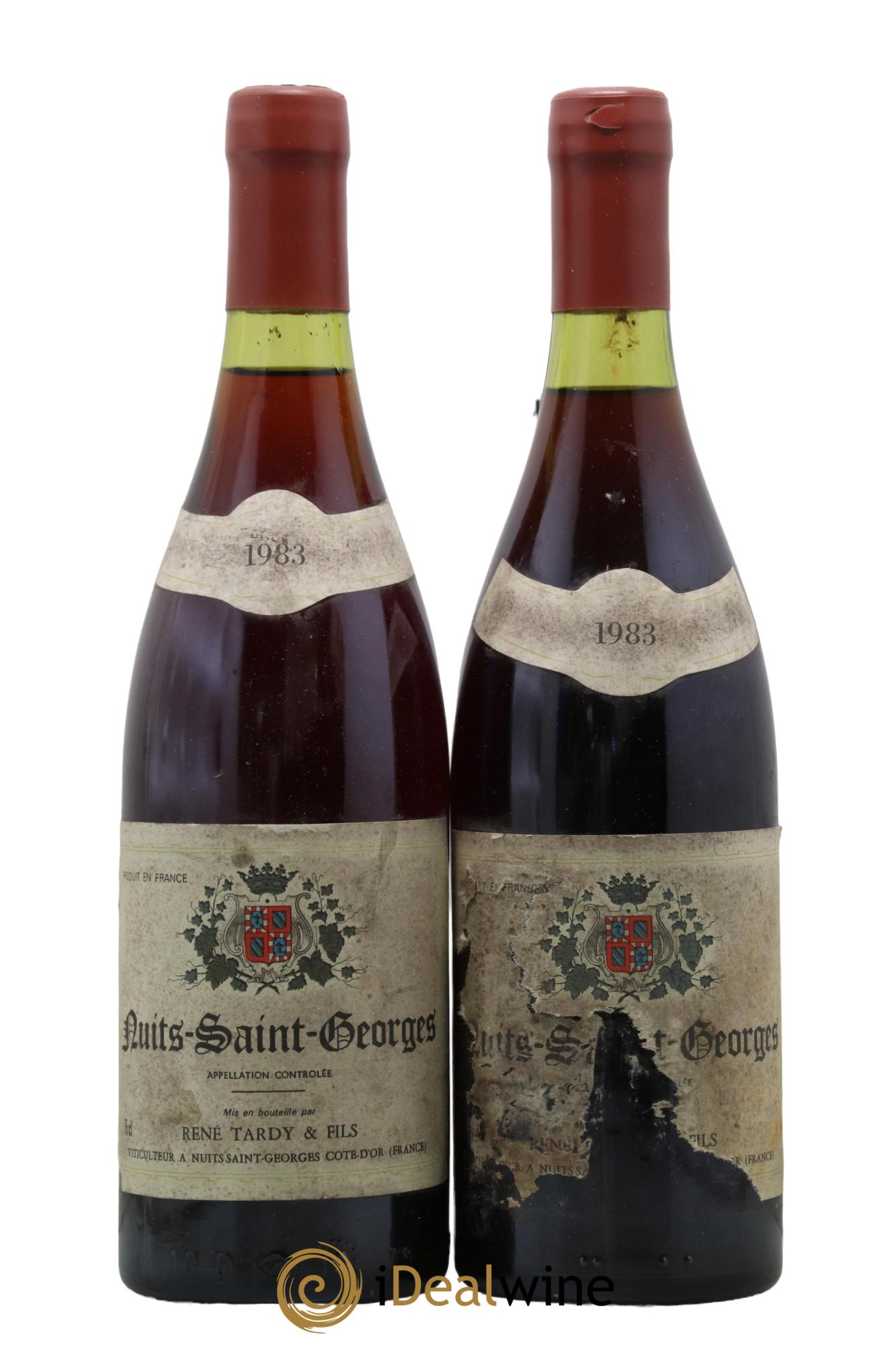 Nuits-Saint-Georges Domaine René Tardy 1983 - Posten von 2 Flaschen - 0