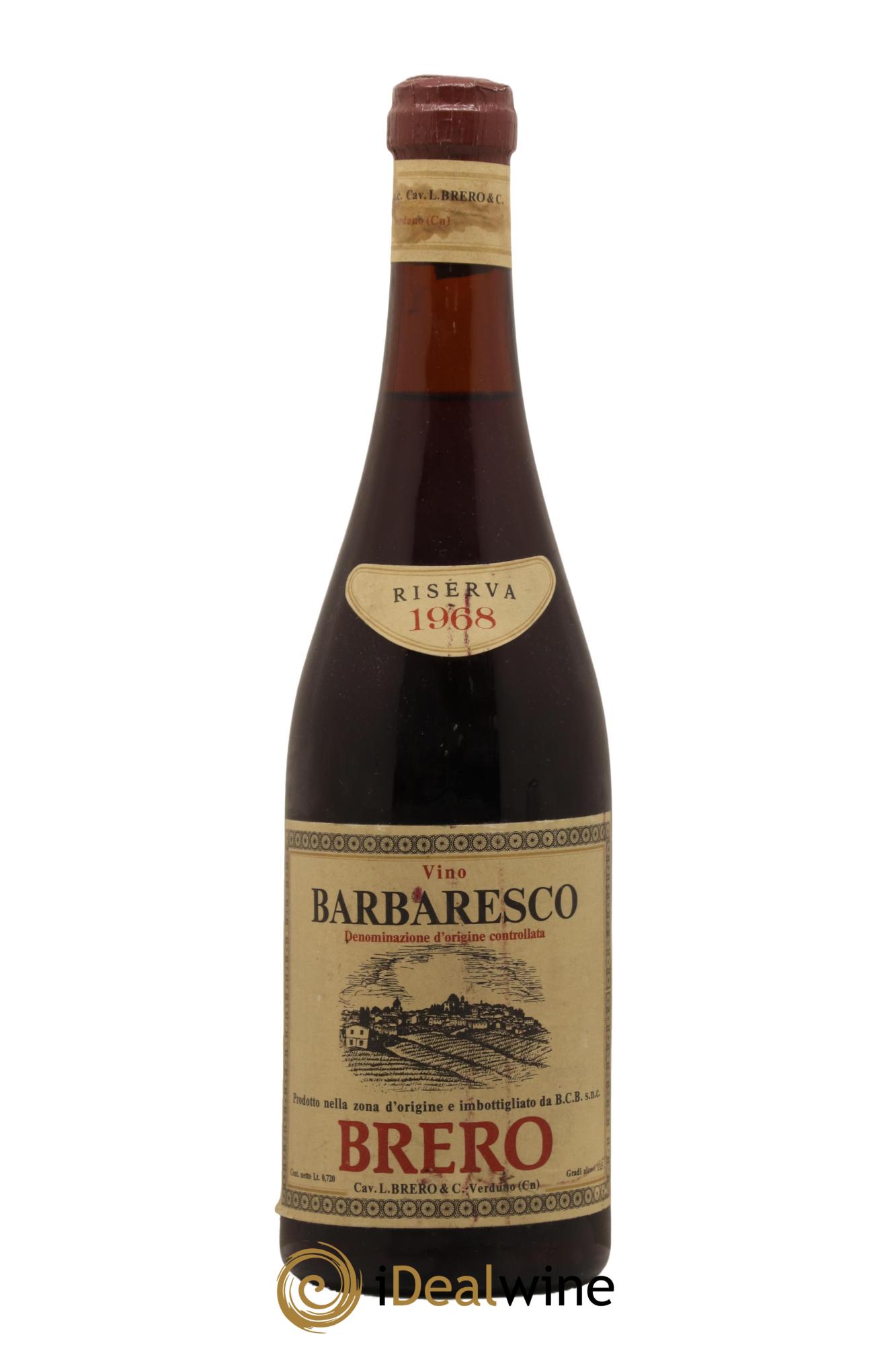 Barbaresco DOCG Riserva Brero 1968 - Lot of 1 bottle - 0