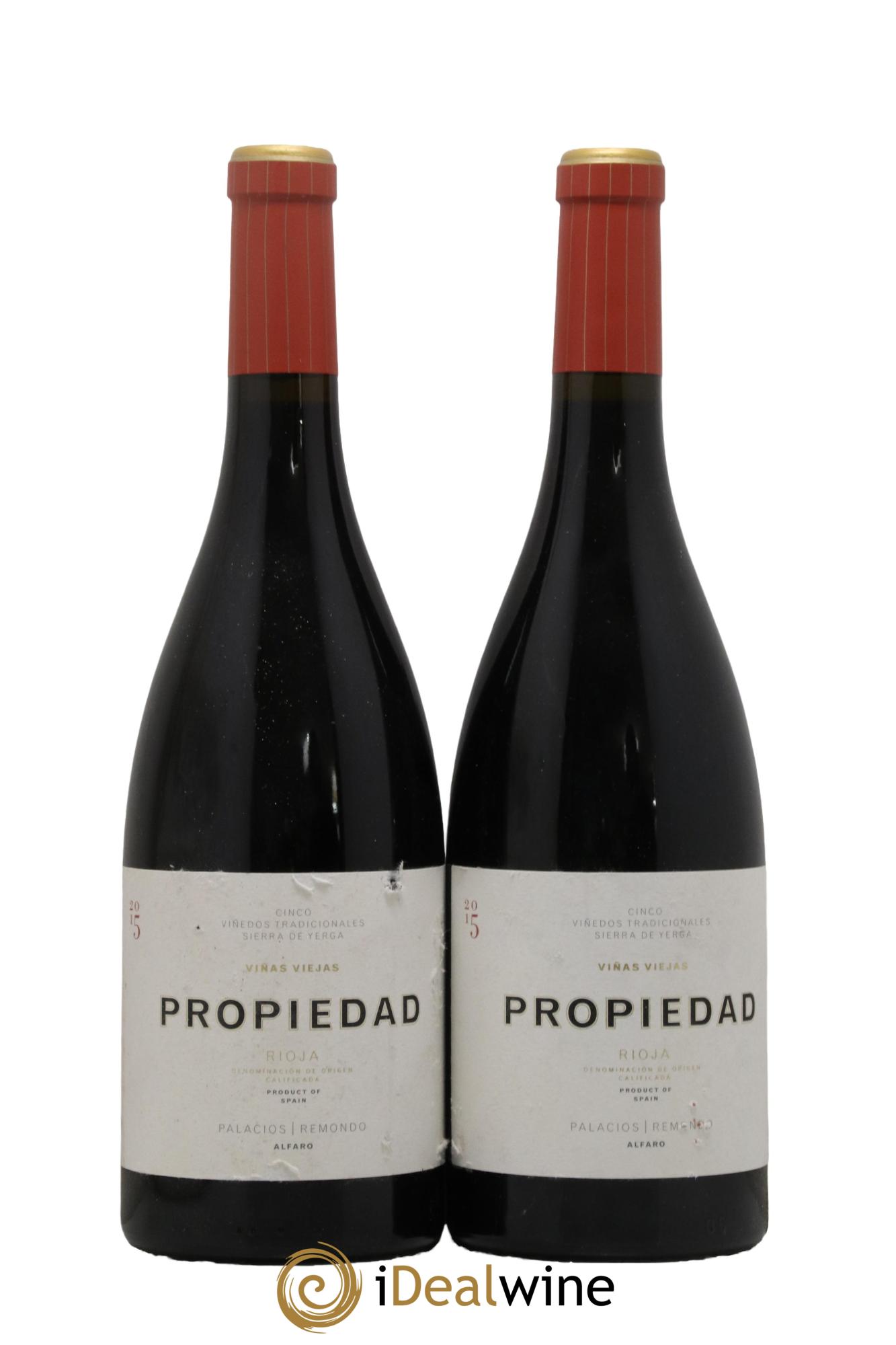 Rioja Propiedad Palacios Remondo 2015 - Lot of 2 bottles - 0