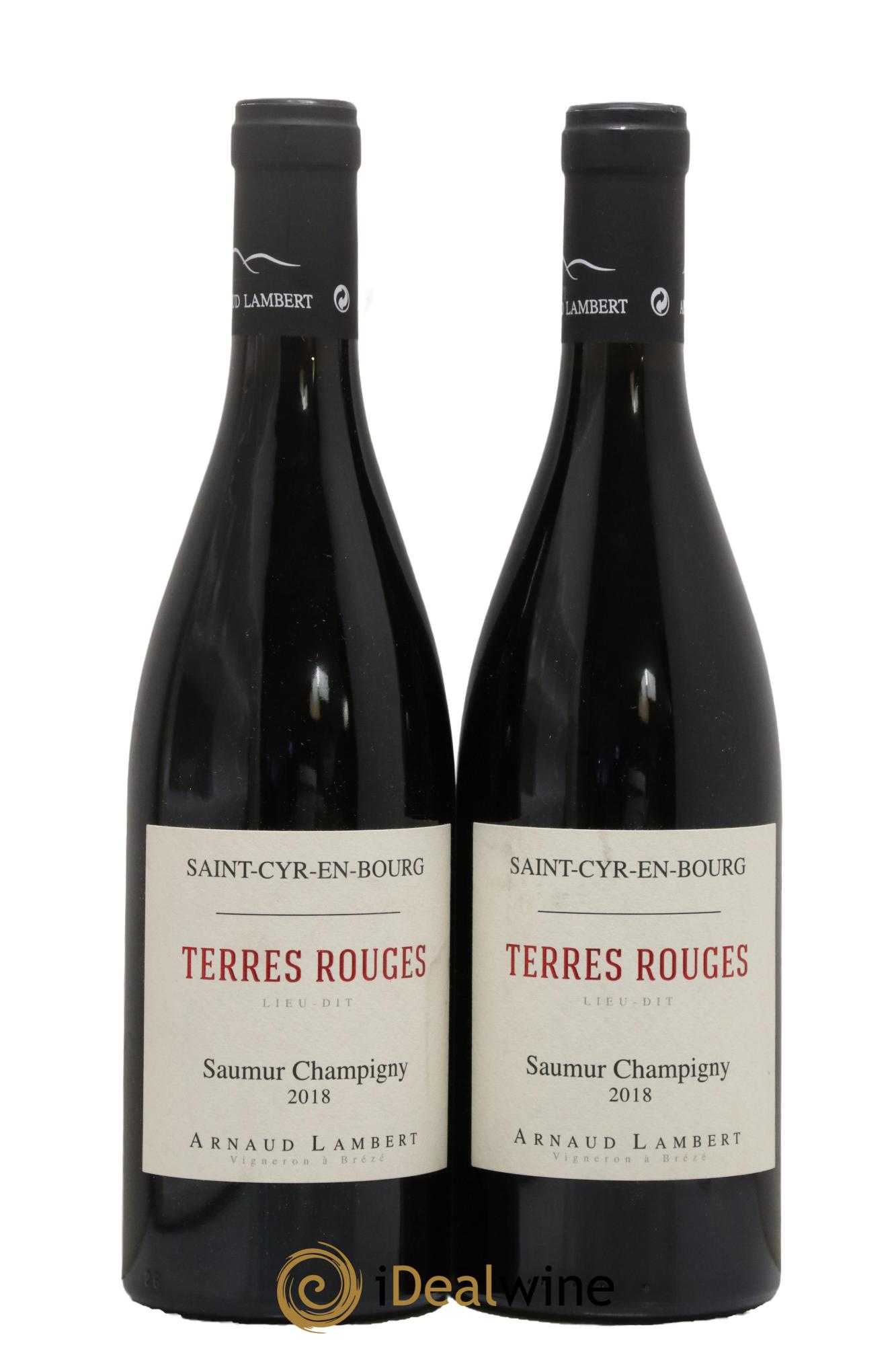 Saumur-Champigny Les Terres rouges Arnaud Lambert 2018 - Lot de 2 bouteilles - 0