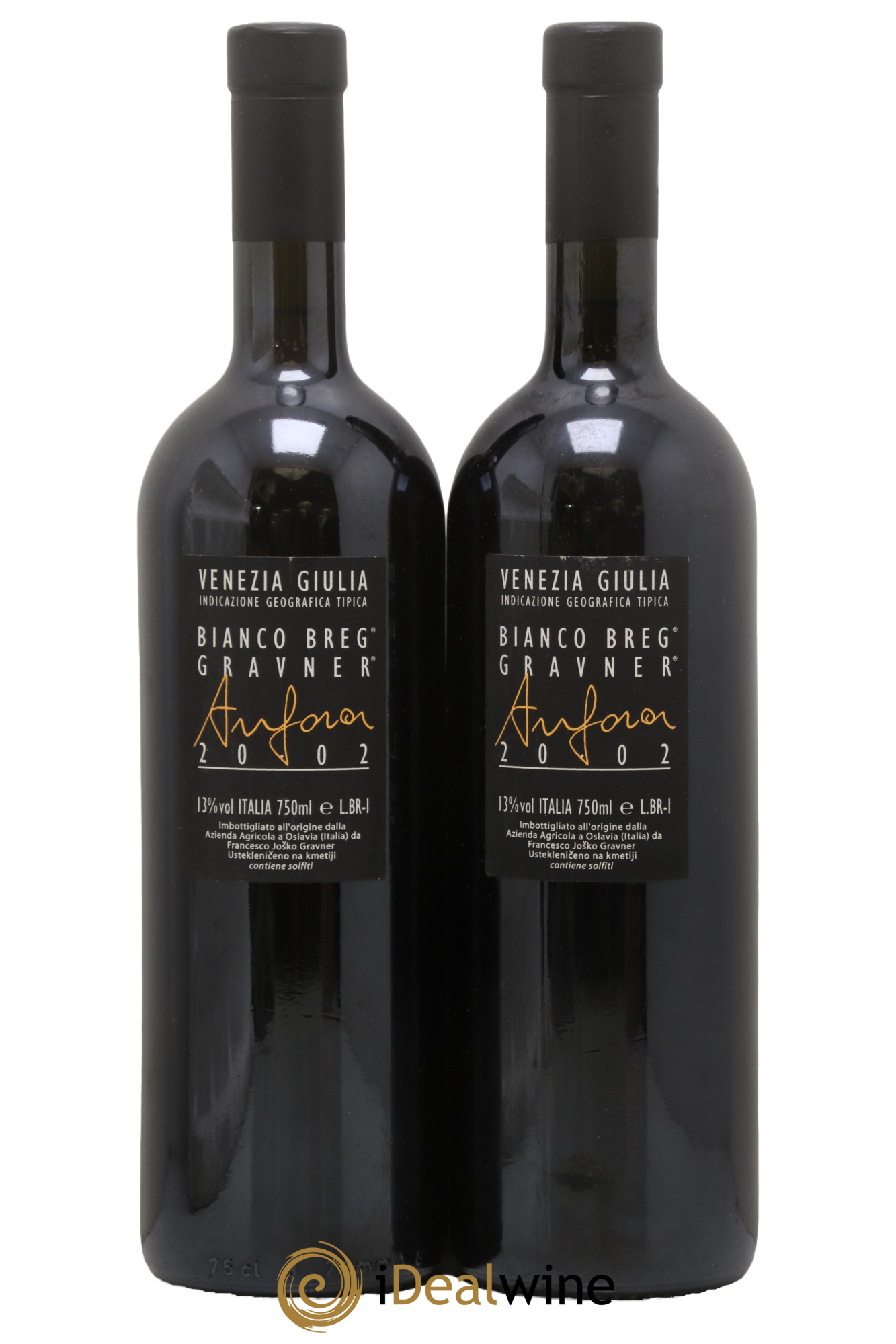 IGT Venezia Giulia Gravner Anfora 2002 - Lot de 2 bouteilles - 1