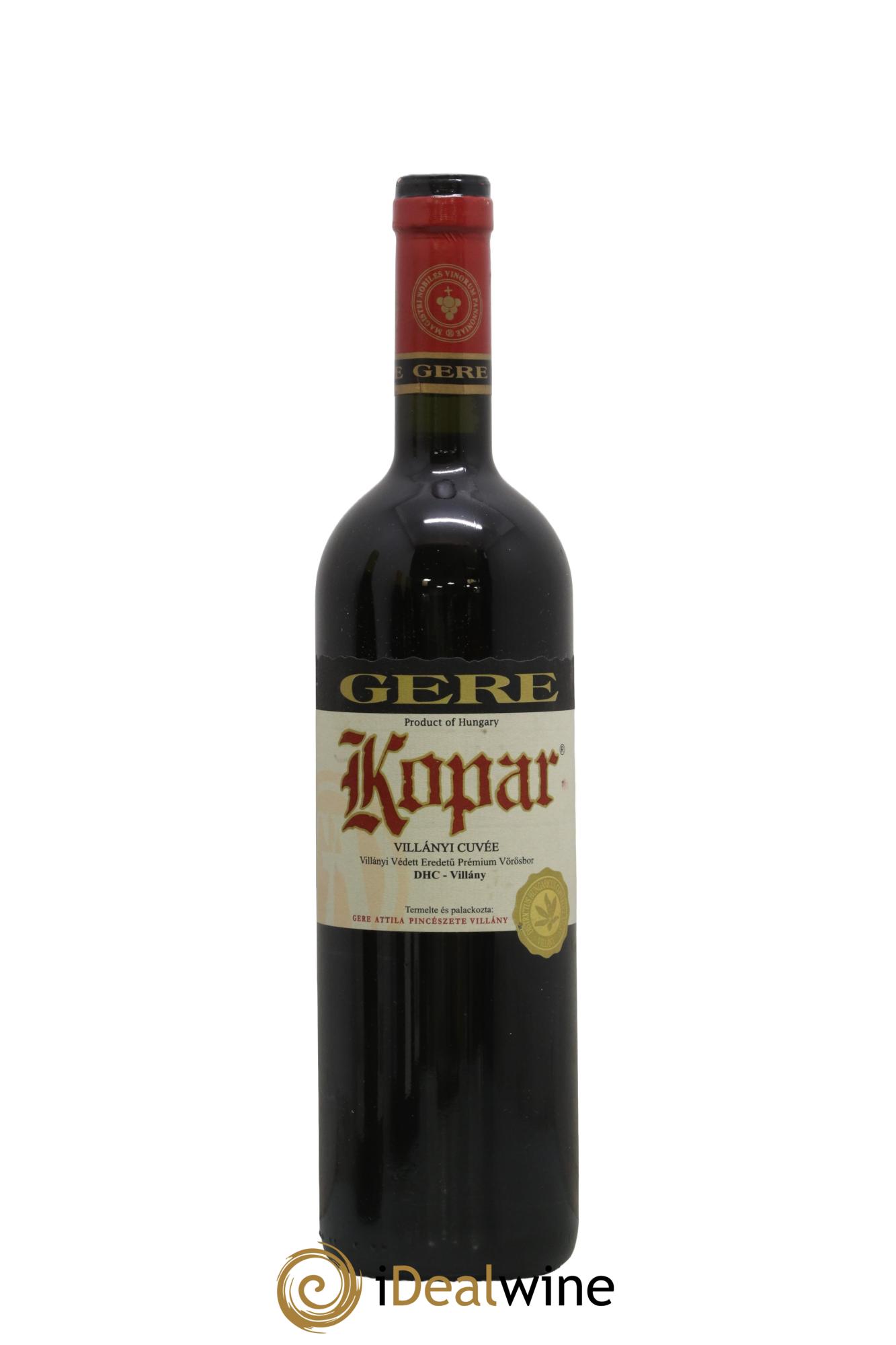 Villaniy-Siklos Kopar Gere Attila 2006 - Lot de 1 bouteille - 0
