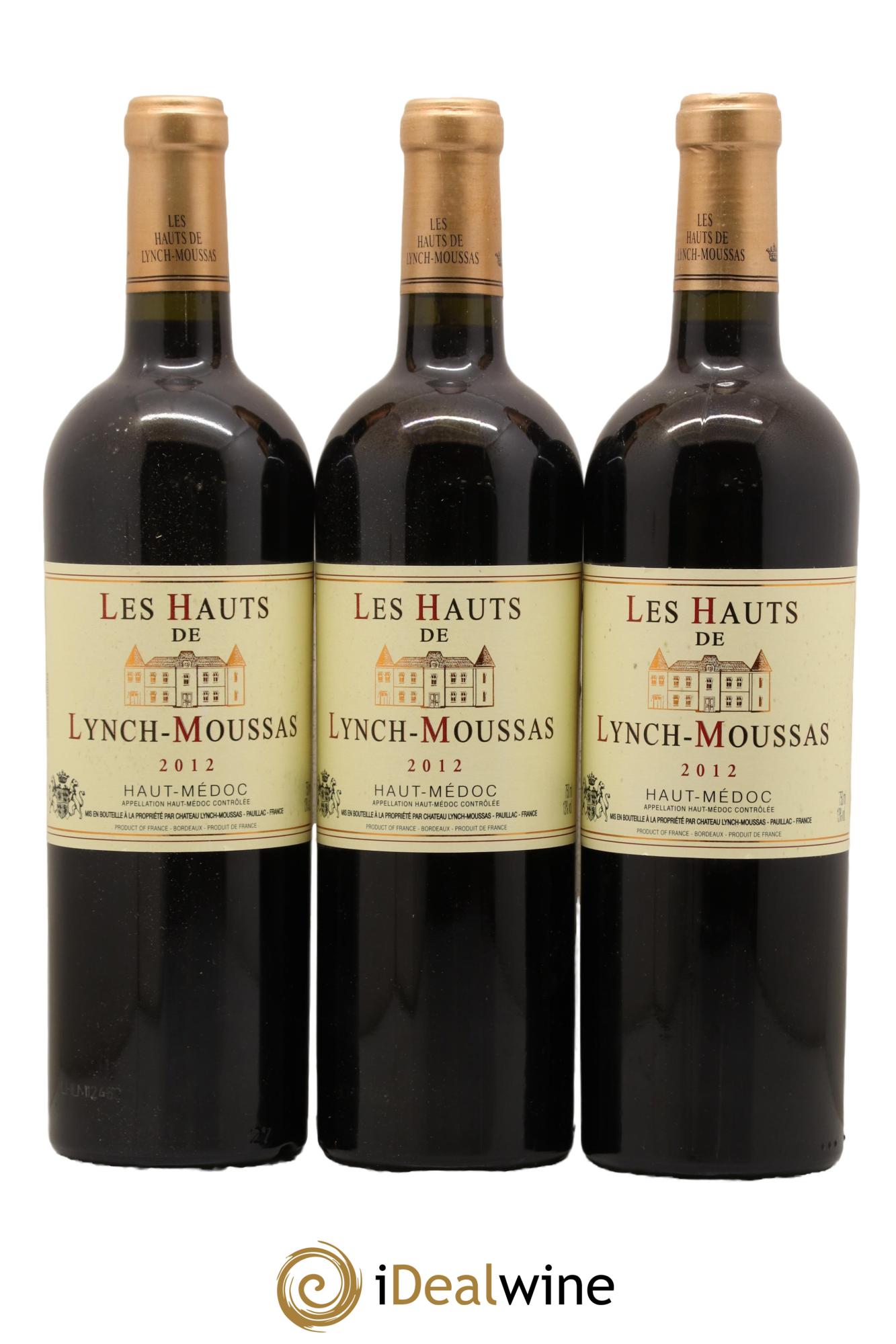 Haut Médoc Les Hauts de Lynch Moussas Chateau Lynch Moussas 2012 - Lot de 6 bouteilles - 2
