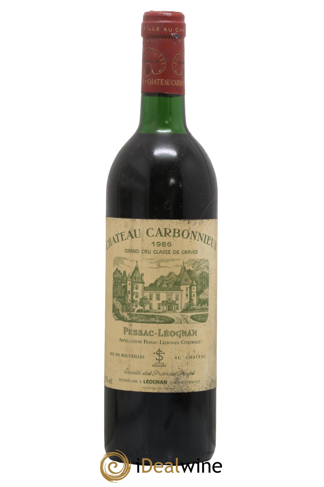 Château Carbonnieux Cru Classé de Graves 1986 - Lot of 1 bottle - 0