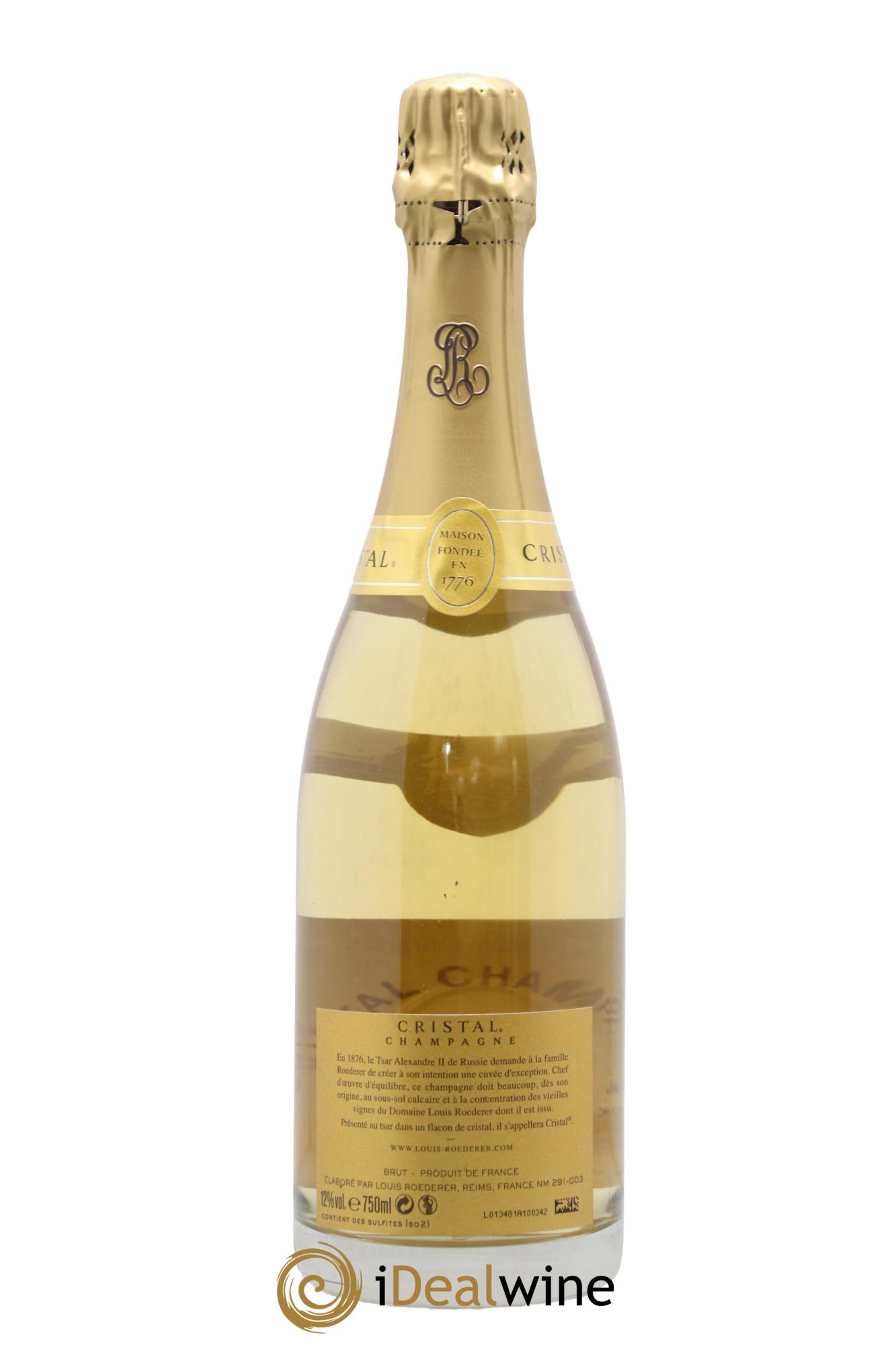 Cristal Louis Roederer 2012 - Lot de 1 bouteille - 1