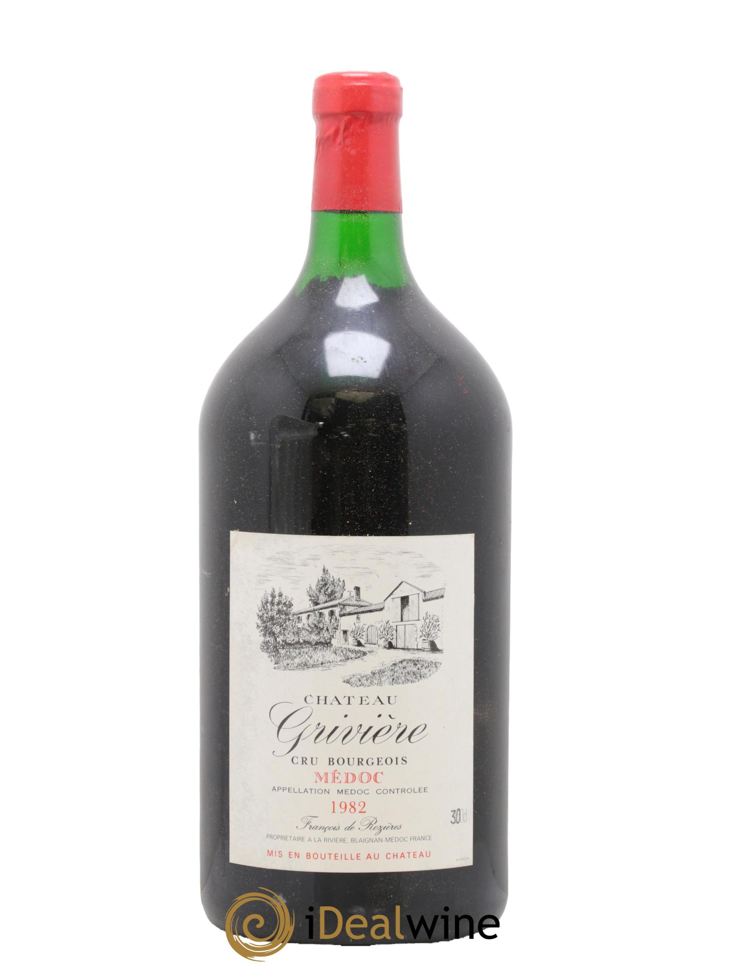 Château Grivière Cru Bourgeois 1982 - Lotto di 1 jéroboam - 1
