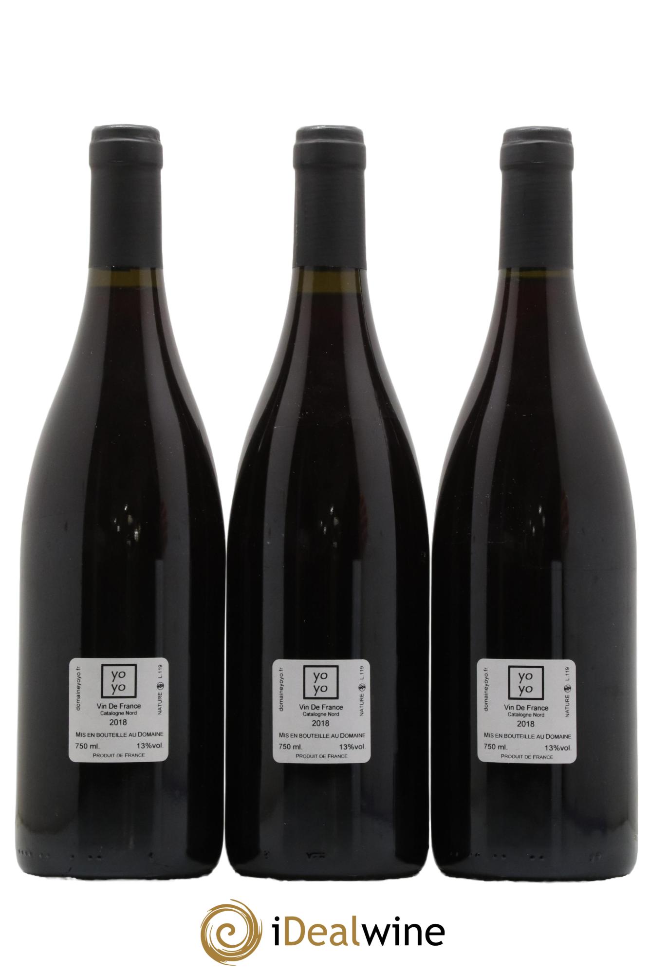 Vin de France La Tranchée Domaine Yoyo 2018 - Lotto di 3 bottiglie - 1