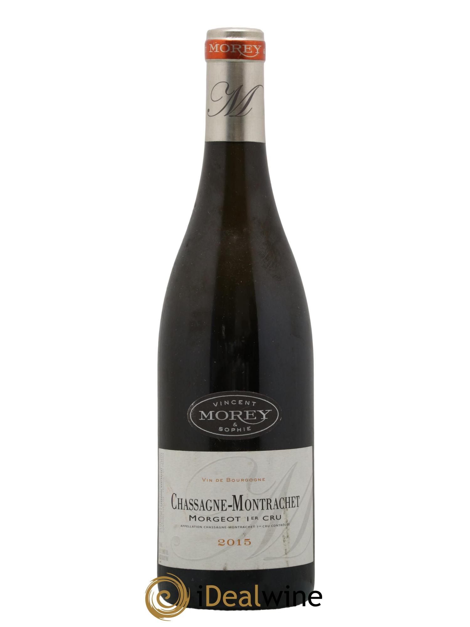 Chassagne-Montrachet 1er Cru Morgeot Thomas Morey 2015 - Lot de 1 bouteille - 0