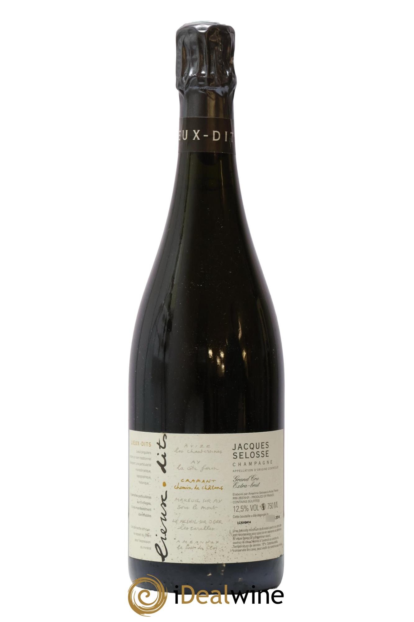 Cramant Chemin de Châlons Grand Cru Extra-Brut Jacques Selosse - Lot of 1 bottle - 0