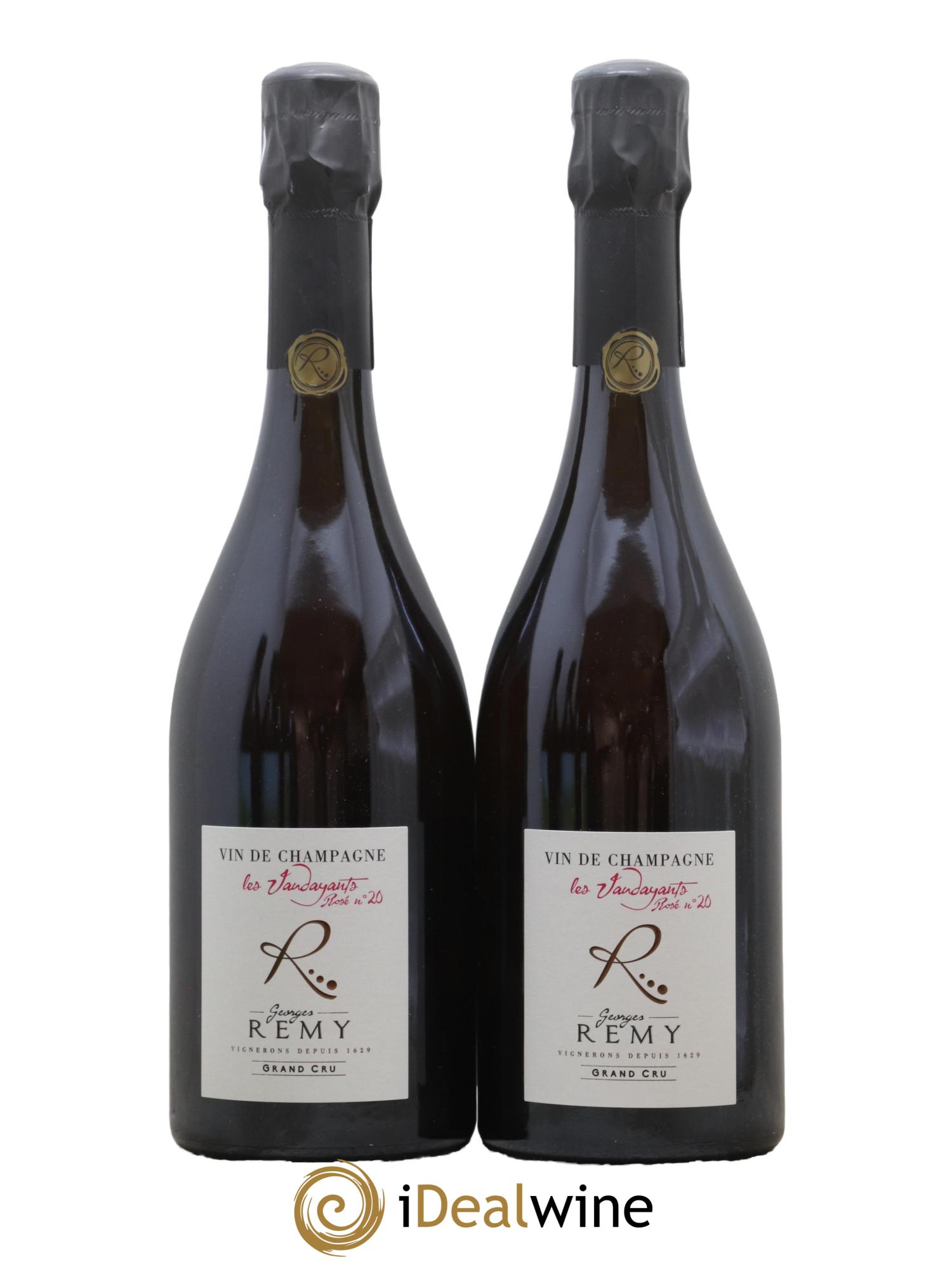 Champagne - Grand Cru Les Vaudayants Maison Georges Remy - Lot de 2 bouteilles - 0
